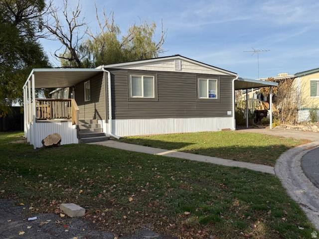 Seller Motivated! Large Double Wide in a the Beautiful Camelot Community! This home is completely remodeled on the inside and out! Home features 4 bedrooms, 2 bathrooms Large kitchen and Family room. Master Bedroom has it's own Mater Bathroom. Includes all Brand New appliances. Refrigerator, Stove, Dishwasher, Microwave, Wash and Dryer. Mature trees provide much shade. Don't miss out on this gem! Schedule your showing today! Square footage figures are provided as a courtesy estimate only. Buyer is advised to obtain an independent measurement.
