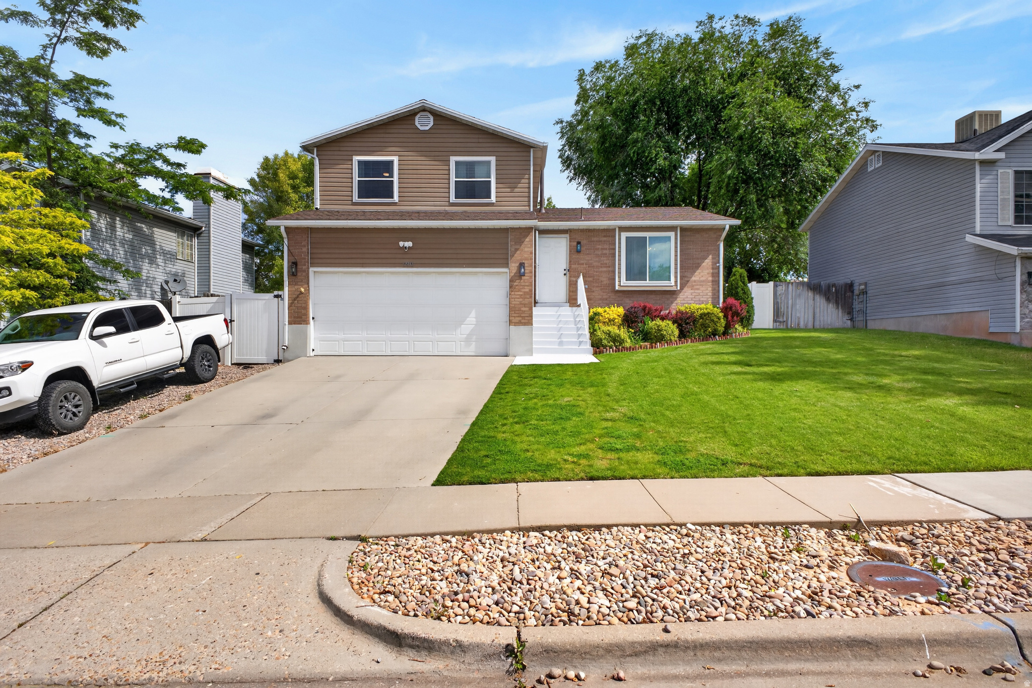 Conveniently located near Hill Air Force Base with easy access to I-15 and I-80, making commuting a breeze. The best part? All of the major systems have been updated. The HVAC system was replaced in 2023, the water heater in 2022, and the windows were updated in 2022. The main-floor luxury vinyl plank (LVP) flooring was newly installed this year, giving the home a fresh, modern feel.