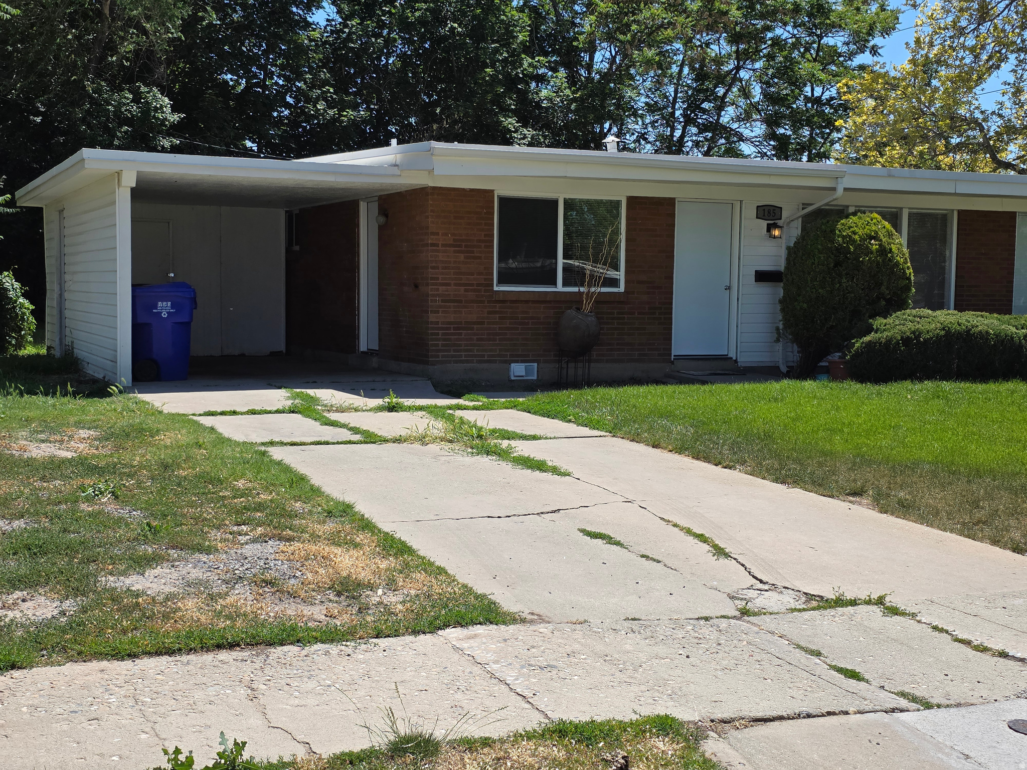 Great investment opportunity in a desirable Bountiful location. Close to schools, parks, restaurants, and shopping, with quick access to the freeway-just 5 minutes to downtown Bountiful and 10 minutes to downtown Salt Lake City.  This duplex sits on a quiet street and offers strong upside. One unit was completely renovated last year and includes new bathroom, new paint, new flooring, new appliances and washer/dryer hookups. The second unit is well kept and provides room for improvements and future rental increases. Open floor plans, large backyard, and fully landscaped grounds. Tenant occupied. Make offer subject to inspection. Available to see after June 2nd, duplex will be vacant. Please do not disturb tenants.  Square footage provided as a courtesy estimate from county records; buyer advised obtaining an independent measurement