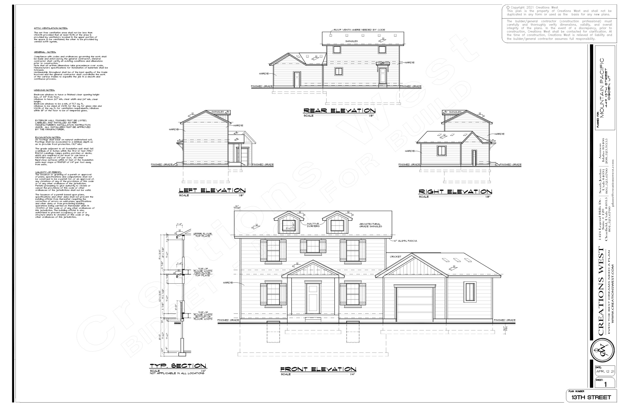 Build-Ready Premium Lot - Plans, Engineering & Permit READY This is the one you've been waiting for. A truly beautiful, shovel-ready lot in the heart of Ogden, just off 13th Street. Everything is already done. Whether you want a luxury custom residence or a high-end post-frame barndominium that turns heads, this lot is primed for it. The property can be included in the sale, giving you a seamless path from land to finished home under one roof. Zero guesswork. Maximum opportunity. Ready when you are. Contact Eden Creek Real Estate & Construction today to secure this lot and let our team deliver the best-designed, best-built home in the neighborhood, on time, on budget, and High standards. Or BYOBuilder.