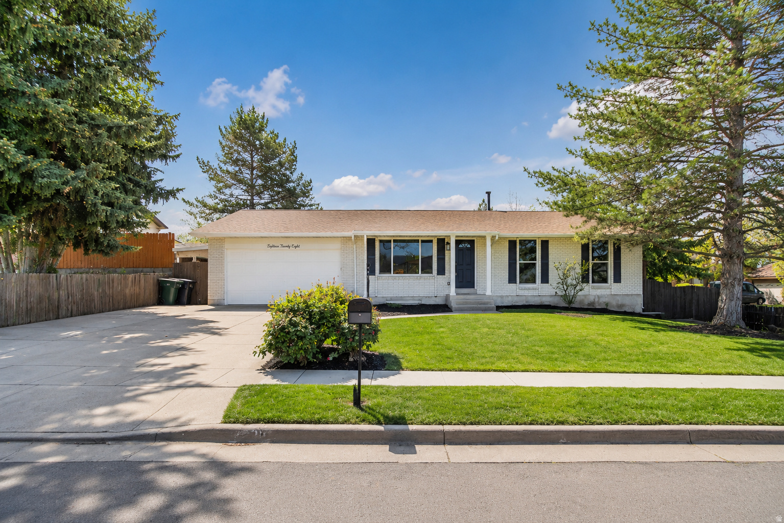 Completely renovated from top to bottom, this stunning rambler offers the perfect blend of modern design, quality craftsmanship, and an unbeatable east Sandy location. This home has been thoughtfully transformed with nearly every surface, system, and finish updated for today's lifestyle. Inside, you'll find a bright open-concept layout featuring all-new flooring, paint, trim, doors, lighting, hardware, and beautifully redesigned living spaces. The fully remodeled kitchen showcases custom white shaker cabinetry, quartz countertops, a large island, stylish black fixtures, updated backsplash, and new stainless appliances-creating a clean, modern aesthetic that flows seamlessly into the main living and dining areas. The spacious primary suite includes a fully renovated ensuite bathroom with a custom walk-in shower, designer tile flooring, updated vanities, modern plumbing fixtures, and a large walk-in closet with built-in shelving and space for a secondary washer/dryer hookup. Additional bathrooms throughout the home have also been completely updated with contemporary finishes and fixtures. Major improvements include new HVAC, new roof, updated plumbing and electrical, new lighting throughout, new windows, flooring, trim carpentry, interior and exterior paint, and extensive cosmetic and functional upgrades throughout. The oversized garage and storage areas provide exceptional flexibility and organization. This is a rare opportunity to own a truly turnkey, fully renovated home in one of Sandy's most desirable established neighborhoods.