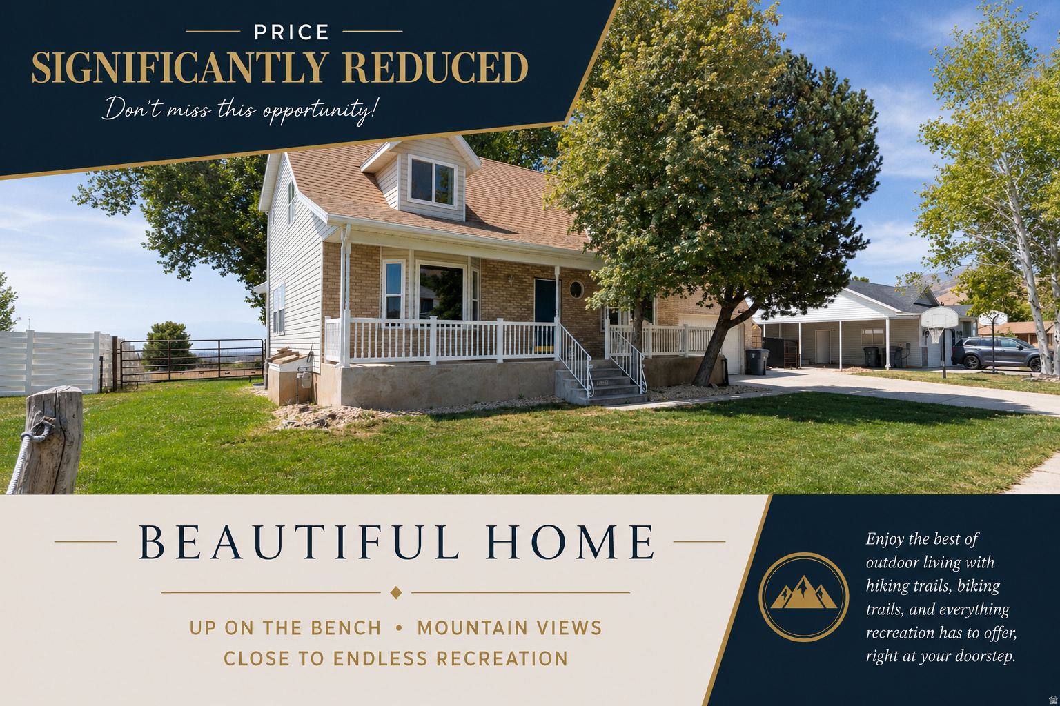 Come join us at the Open House this Saturday 6/20 from 1pm-3pm!  Beautiful East Bench Pleasant Grove home tucked away in a quiet neighborhood with stunning mountain views and direct access to the nearby walking and biking trails.  This spacious home offers room to grow with multiple living areas, generous bedrooms, and a large mature lot perfect for entertaining, gardening, or relaxing outdoors.   Recent updates include new windows, LVP flooring, new water heater, brand new bathroom vanities, and an updated kids' bathroom featuring a new tub/shower and tile surround.  These thoughtful improvements give the home a fresh feel while still offering opportunities to make it your own.   The location is hard to beat- close to schools, trails, parks, shopping, and commuter access while still enjoying the privacy and scenery of the East Bench.  Don't miss this opportunity to own in one of Pleasant Grove's most desirable areas!   Be sure to check out the 3D Tour! https://my.matterport.com/show/?m=V3hgEmNfads.  Square footage figures are provided as a courtesy estimate only and were obtained from county records. Buyer is advised to obtain an independent measurement.
