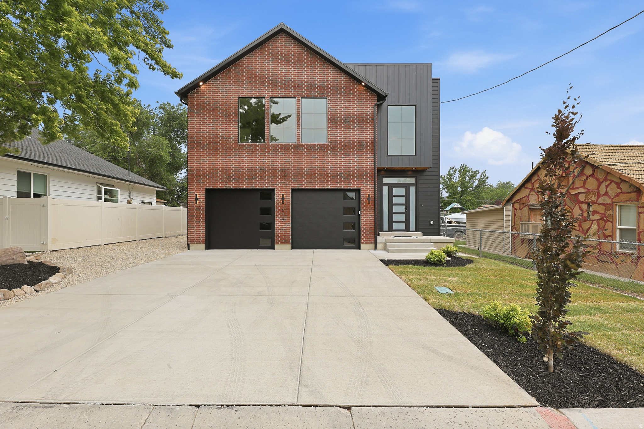 Where thoughtful design meets everyday flexibility, this custom built home offers a rare opportunity to enjoy elevated living with built in income potential. Crafted by a professional builder with Parade of Homes experience and an interior designer, every finish, fixture, and space was carefully selected to create a home that stands apart from ordinary new construction.  Natural light, quality craftsmanship, and intentional design flow throughout the home, creating spaces that are as functional as they are beautiful. The fully finished 1 bedroom, 1 bathroom ADU includes its own kitchen, laundry, living room, private entrance, and side parking, making it an ideal space for rental income, extended family, guests, or additional living space for the homeowner.  Located in an established neighborhood experiencing exciting revitalization, this home offers the chance to own a truly unique property with lasting value and exceptional versatility. New custom homes are helping shape the future of the area while preserving the character of the community.  Property is being sold as is. Come experience the quality, craftsmanship, and intentional design that make this home unlike anything else on the market.