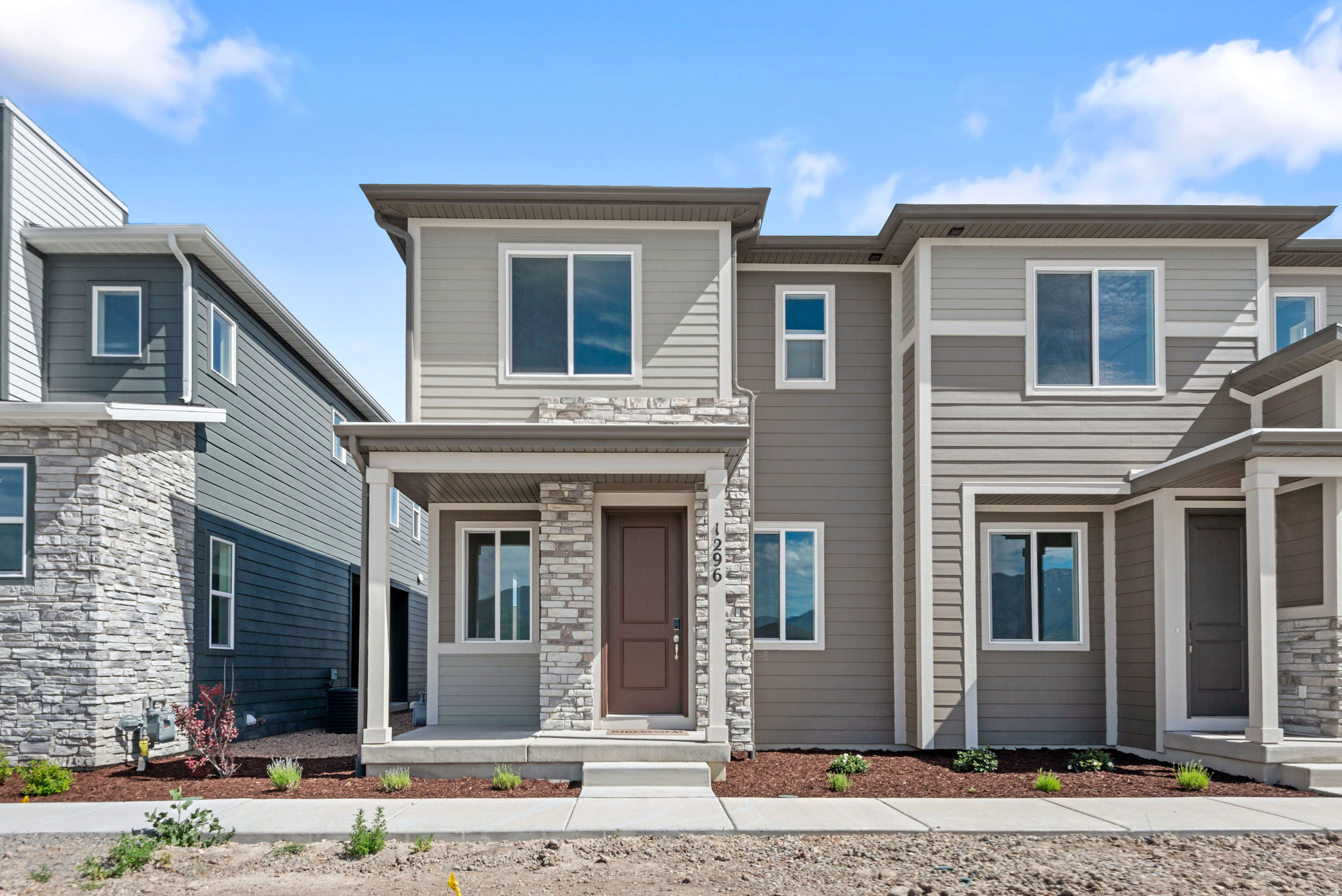 Builder Incentives Available! Contact Sales Associate for More Information *** The Chicago plan greets guests with a charming, covered porch and continues to impress with an open kitchen featuring a pantry, center island and adjacent dining room. The main floor also offers a powder room, an inviting living room, a covered patio with center-meet sliding glass doors, and a 2-car garage. Upstairs you'll find a convenient laundry and three generous bedrooms, including a primary suite with a walk-in closet and private bath. Designer curated finishes complete this semi-luxury home with quartz countertops throughout home and LVP flooring on main areas. Buyer to verify square footage.