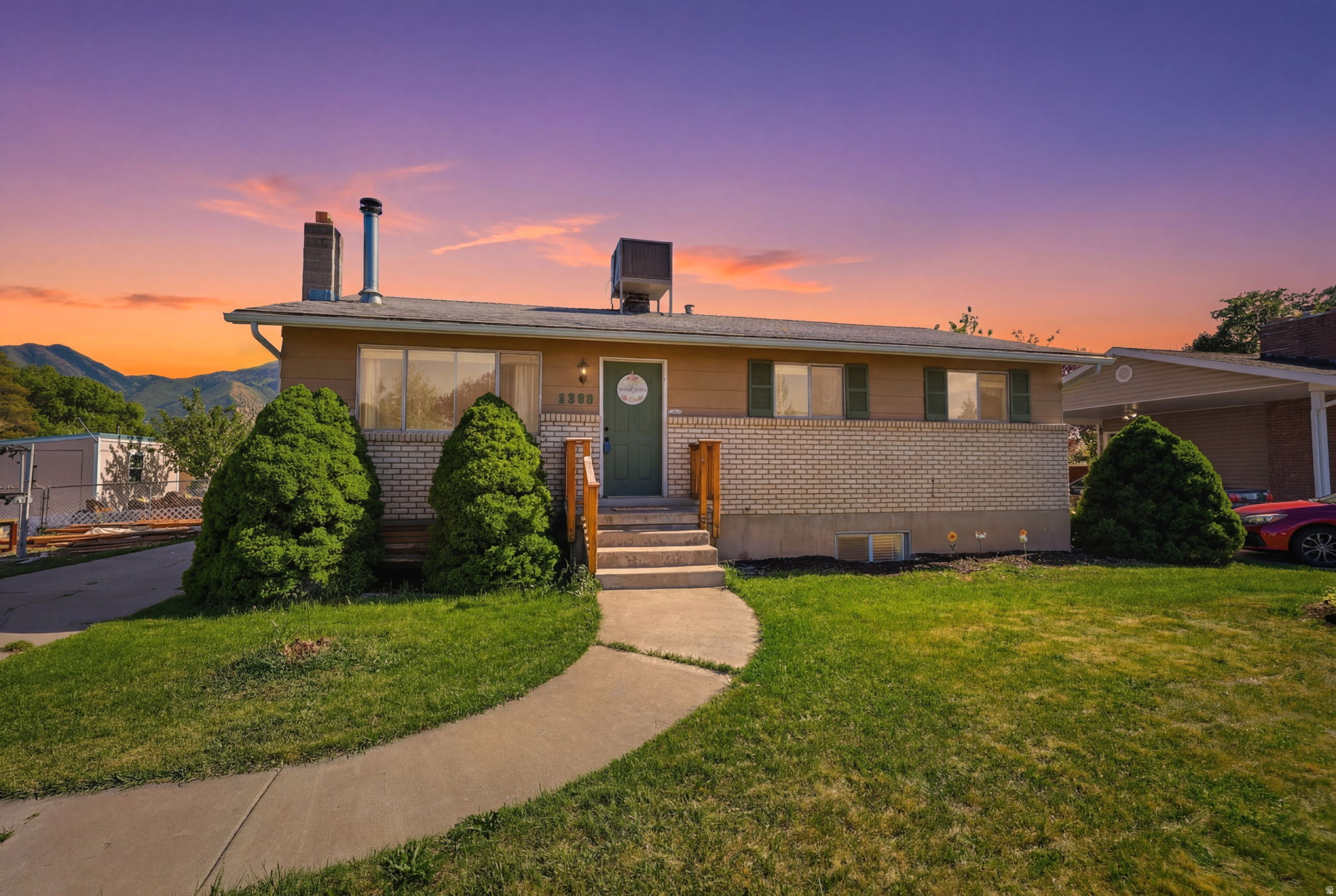 Nestled in the heart of Spanish Fork, this exceptional corner-lot property is more than a home it's a lifestyle. From the moment you arrive, the generous lot commands attention, offering the space, privacy, and curb appeal that corner living provides. Let's talk about the showstopper: a fully equipped man cave complete with its own AC, wood-burning furnace, and a private sauna that reaches an impressive 170F. Whether you're unwinding after a long day or hosting the guys for game night, this space delivers year-round comfort and luxury you simply won't find elsewhere. With two fireplaces throughout the home keeping things cozy all winter long one in the main living space and one in the man cave perfect for creating that warm, inviting atmosphere no matter where you gather. The massive walk-in closet is a rare find large enough to easily convert into a nursery, a home office, or an office/closet combo. Your space, your vision. If you need room for everything life brings, you'll find it here. Storage options abound throughout the property, making organization effortless. This home is A Gardener's Dream Step outside into your own private orchard and garden. Three thriving fruit trees Japanese plum, peach, and Asian pear join four Concord grapevines and an impressive blackberry bush to give you fresh, homegrown produce season after season. The dedicated sprinkler system keeps the yard lush, while a separate irrigation system feeds the garden, all benefiting from both city and irrigation water access. Smart, efficient, and sustainable. Location, Location, Location You'll love being steps away from the All Abilities Park and within easy reach of three schools ideal for families at any stage of life. This is the one that checks every box and then some. Schedule your showing today before someone else calls it home.  **Buyer is advised to obtain an independent measurement. Buyer/Buyers Agent to verify all info including sq. ft.