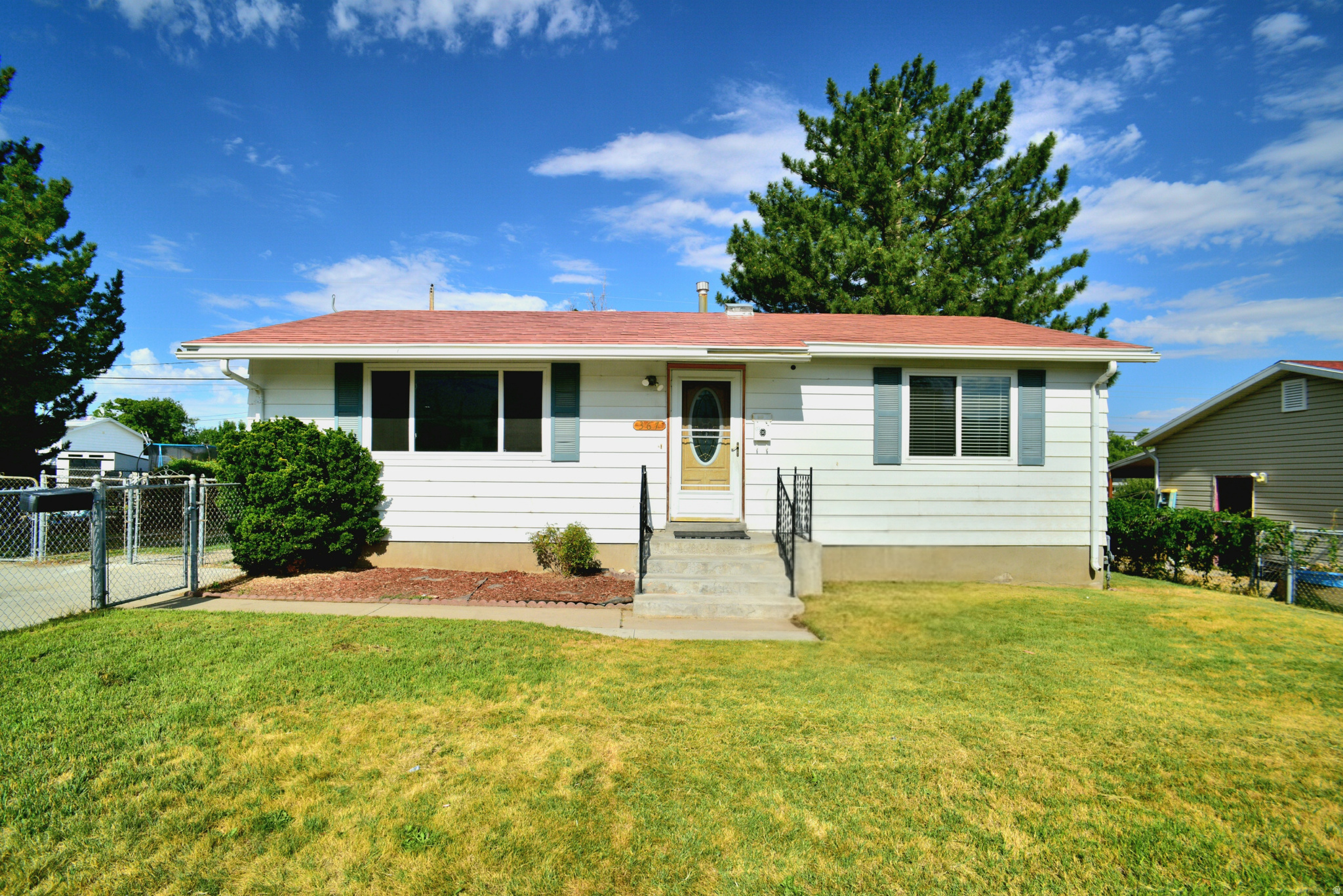 Welcome to this cute 4-bedroom, 2 three-quarter bath home with several important improvements already taken care of! Enjoy new luxury vinyl plank flooring throughout, plus a furnace, water heater, and central air conditioner that were all replaced in 2025. Updated windows and a durable metal roof add to the home's long-term value and low-maintenance appeal. Outside, you'll find plenty of parking, including room for your RV, and a fully fenced front and back yard that's perfect for pets, play, or entertaining.  The interior offers a great opportunity to make it your own over time. And yes, there's no dishwasher, so you'll get to wash dishes the way Grandma did... at least until you decide to add one! It's a fun little reminder that sometimes the best homes leave room for your own personal touches.  Square footage figures are provided as a courtesy estimate only and were obtained from County Records.  Buyer is advised to obtain an independent measurement. Buyer to verify all.