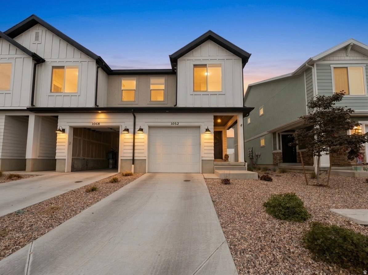 Located in the Northshore community of Saratoga Springs, right on the border of Lehi, this 3 bedroom, 2 bathroom home offers 1,339 square feet of clean, comfortable living space. Built by D.R. Horton in 2023, the home has been very well cared for and still feels like new.  The open layout makes the home feel bright and functional, with plenty of space to relax or spend time with family and friends. It's completely move-in ready, making it a great option whether you're buying your first home, looking to downsize, or simply wanting something newer with less maintenance.  Northshore is a great community with a pool, parks, playgrounds, picnic areas, and walking paths to enjoy. You'll also love the location with quick access to I-15, making it easy to get anywhere in Utah County while still being close to shopping, restaurants, and everything you need.  If you've been looking for a newer home in a great location that's been well taken care of, this one is worth seeing.