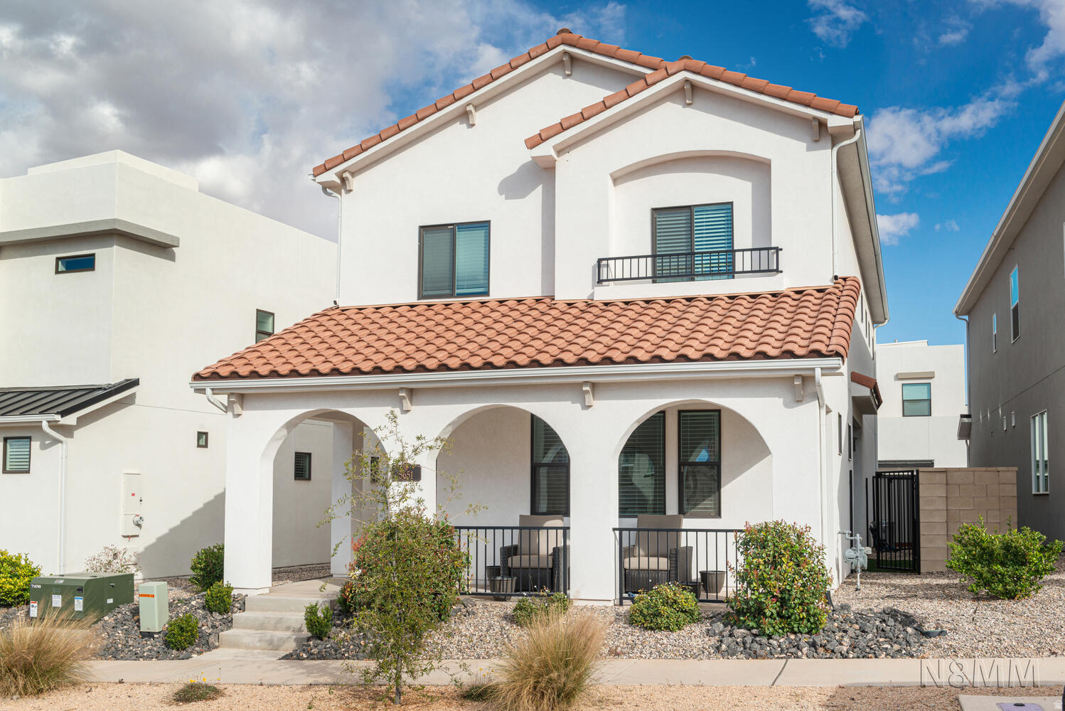 Experience elevated living on Garnet Drive located in the covenanted DESERT COLOR this beautifully appointed 4-bedroom, 2.5-bath home that perfectly blends comfort, style, and resort-inspired amenities.  $10,000 upgrade recently on kitchen cabinets.   What truly sets this property apart is the lifestyle that comes with it. Residents enjoy exclusive access to a breathtaking 2.5-acre private lagoon featuring pristine white sand beaches and crystal-clear water. Spend your days swimming, kayaking, or paddle boarding just moments from your front door. It's like living at a luxury resort-without ever leaving home.  In addition to the lagoon, the community offers multiple pools, relaxing hot tubs, expansive parks and manicured lawns, scenic walking and biking trail systems, and a vibrant calendar of community events and activities. Whether you crave relaxation, recreation, or connection, this neighborhood delivers it all.  This is more than just a home-it's a lifestyle defined by comfort, beauty, and year-round enjoyment. Don't miss your opportunity to own a piece of paradise on Garnet Drive. Schedule your private tour today and discover what makes this property truly exceptional.