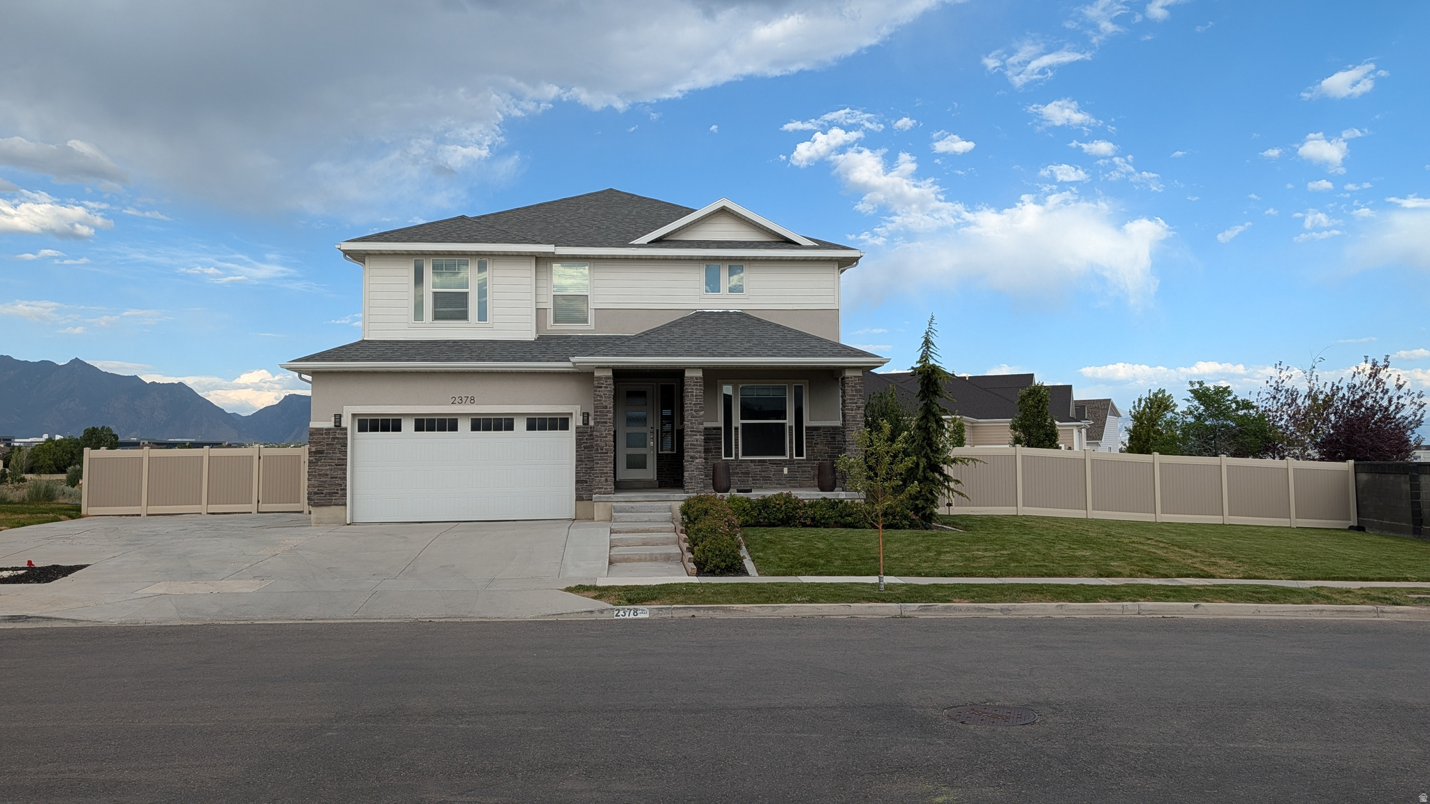Welcome Home!  Experience "Elevated Living" at its finest in this stunning 3,800 sq. ft., 6-bedroom, 3.5-bathroom Lehi home. Designed with entertainment in mind, this property offers endless space for gatherings both indoors and out. Enjoy vibrant game nights on the main floor, host movie nights in the spacious basement, or gather the entire family on the massive Trex deck to take in the panoramic backyard views. At the end of the day, unwind and relax in your private, integrated swim spa. Centrally located near top-rated schools and parks, this home is truly a rare find!
