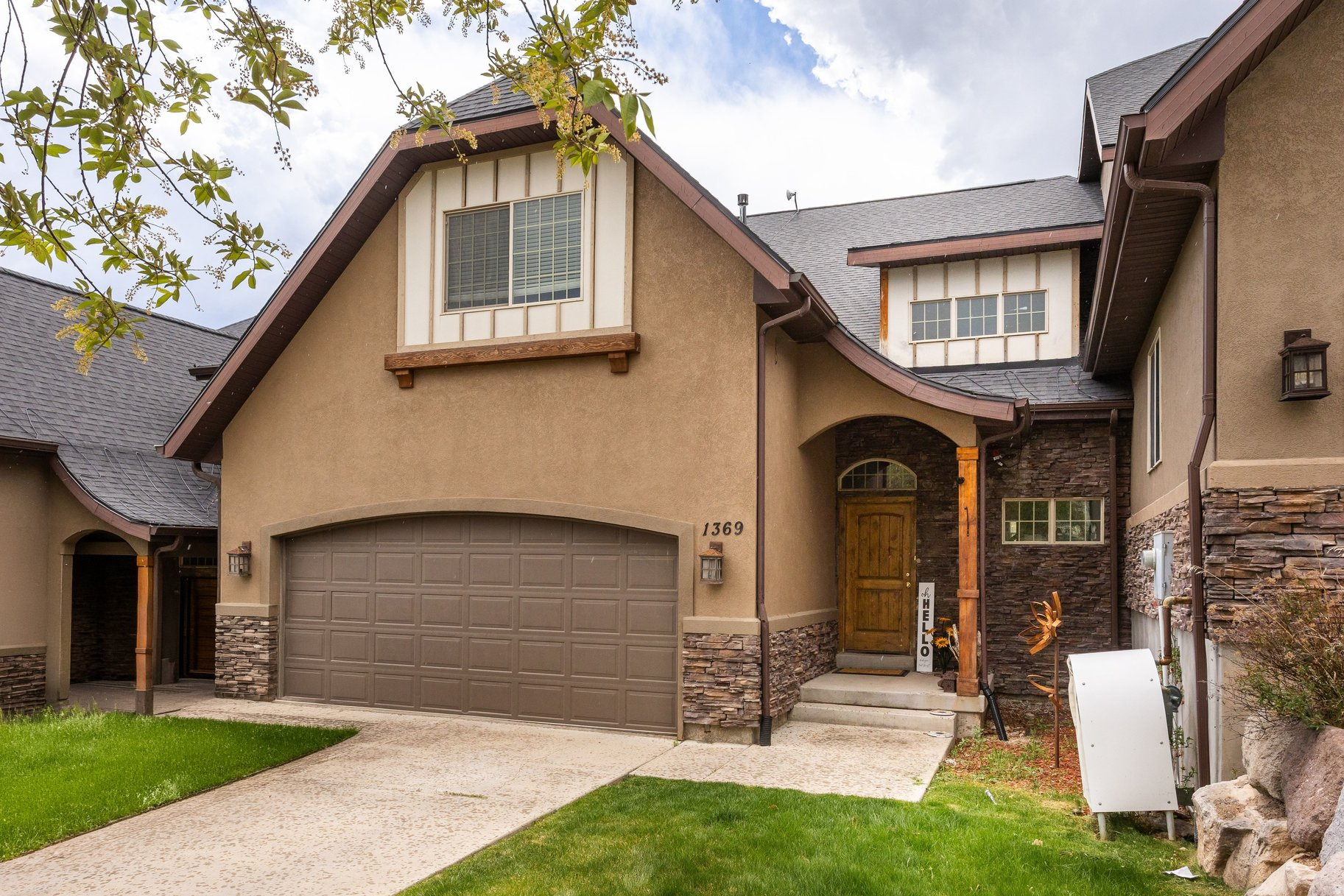 Located at the base of the Wasatch Mountains in Swiss Alpenhof, this spacious townhouse offers gret rental income potential or the option to serve as a primary residence. Expansive windows fill the open-concept living spaces on both the main and upper levels with natural light. The main floor features a generous primary suite complete with a large bathroom and ample closet space. Also on the main level, you'll find a well-appointed kitchen, dining area, and great room that opens to a private outdoor patio, perfect for indoor-outdoor living. Enjoy close proximity to 72 holes of championship golf, Blue Ribbon fishing on the Provo River, and water recreation at Deer Creek Reservoir. Take a short walk to the privacy of nearby State Park land, while world-class skiing at Deer Valley, Sundance, and Park City is just a 30-minute drive away. A perfect primary or secondary residence.