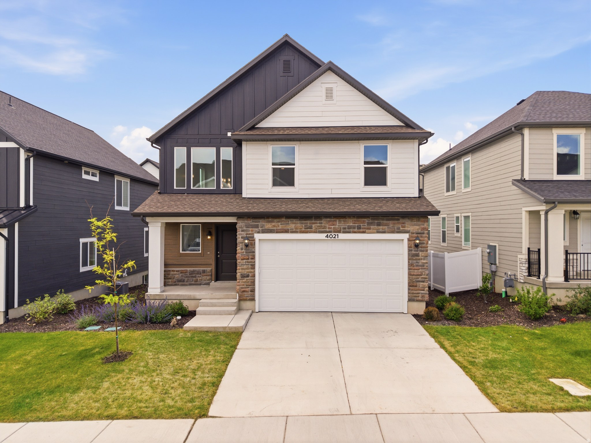 Hardly lived-in and move-in ready, this 4-bedroom, 2.5-bath home offers the feel of new construction without the premium price tag. Inside, you'll find tasteful finishes, functional living spaces, and room to grow with an unfinished basement and backyard ready for your vision.   Enjoy plenty of community amenities including a clubhouse, pool, pickleball and basketball courts, plus a playground for even more ways to relax and stay active. Conveniently located just minutes from shopping, parks, trails, gyms, dining, and freeway access, this home blends comfort, convenience, and opportunity.