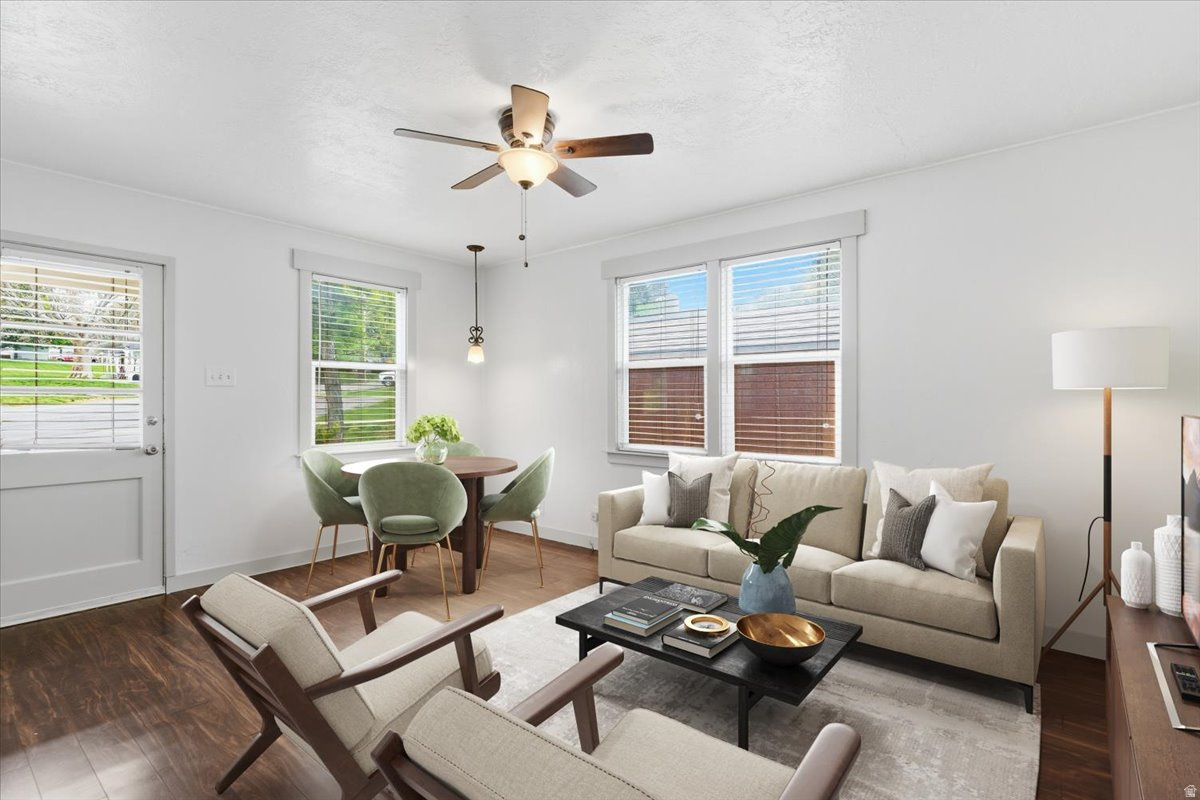 This move in ready single level Ogden home sits in a price range that is genuinely hard to find right now, and eligible buyers may qualify for down payment or closing cost assistance through Ogden City's Own in Ogden program, which can make getting into a home of your own a lot more reachable. It lives far more like easy everyday home living than the apartment style setup many people picture when they hear the word condo, with its own private entrance, outdoor space, two parking spaces right out front, a private side deck, and a storage shed. Inside you will find brand new bedroom carpet, an updated bathroom, newer flooring, and fresh paint, plus the washer, dryer, and refrigerator are included. Picture morning coffee or quiet evenings on the side deck, then enjoy being just minutes from Weber State University, McKay Dee Hospital, shopping, dining, historic downtown Ogden, and the hiking and skiing Northern Utah is known for. The big updates are already done, the price has been improved, and the seller is willing to help with buyer closing costs to make the move a little easier. Square footage is provided as a courtesy estimate only. Buyer to verify all information, including square footage, HOA details, and Own in Ogden program availability, eligibility, funding, and property qualification, directly with Ogden City and lender.