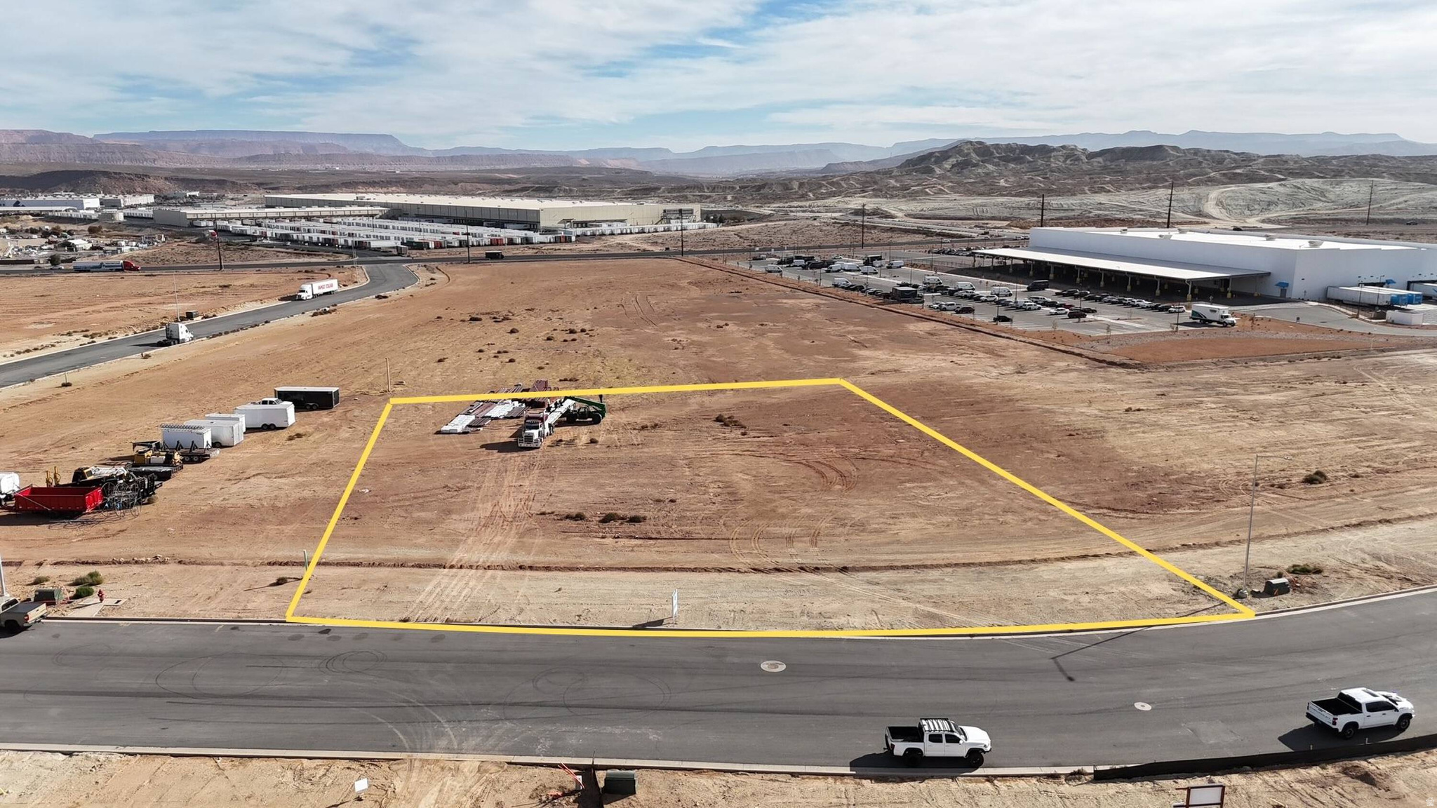 Fully improved 1.475-acre parcel located in a thriving industrial park. This property features wide frontage and a strategic location central to two I-15 access points, providing excellent regional connectivity. Situated within Dixie Power boundaries and benefiting from a pro-business economic climate, the site offers strong advantages for a variety of industrial or commercial uses. Just minutes from St. George Regional Airport and approximately two hours from Las Vegas, this location combines accessibility with growth potential.