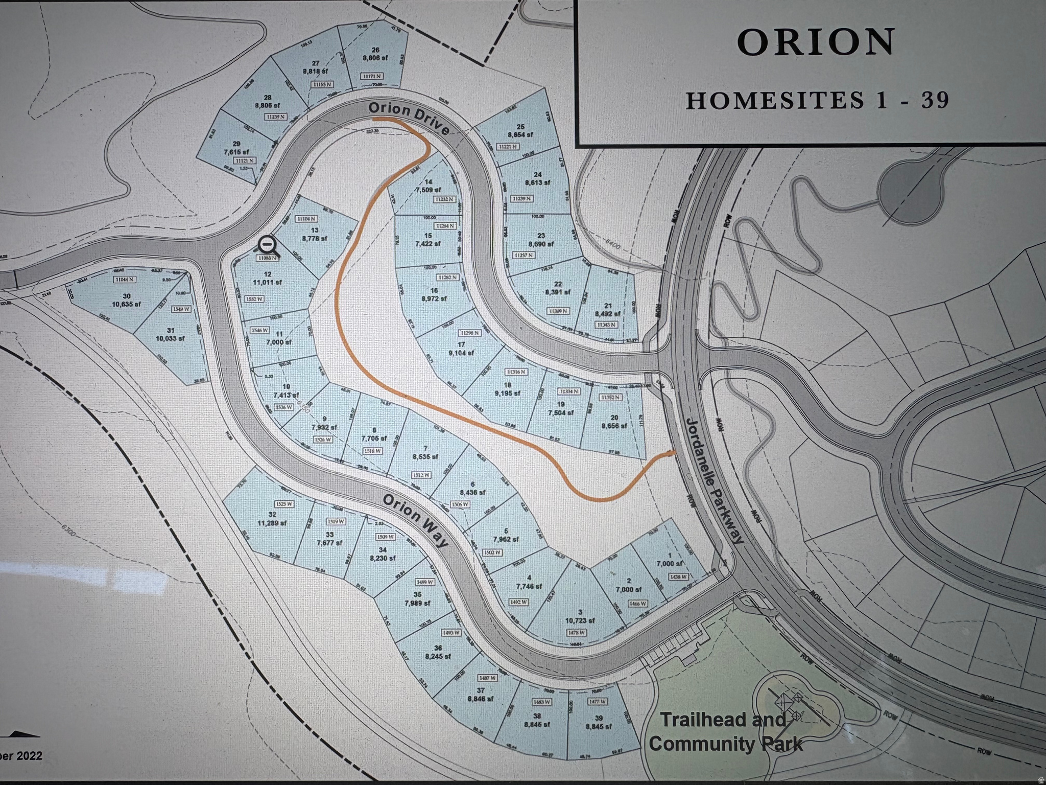 SKYRIDGE SUBDIVISION - Land