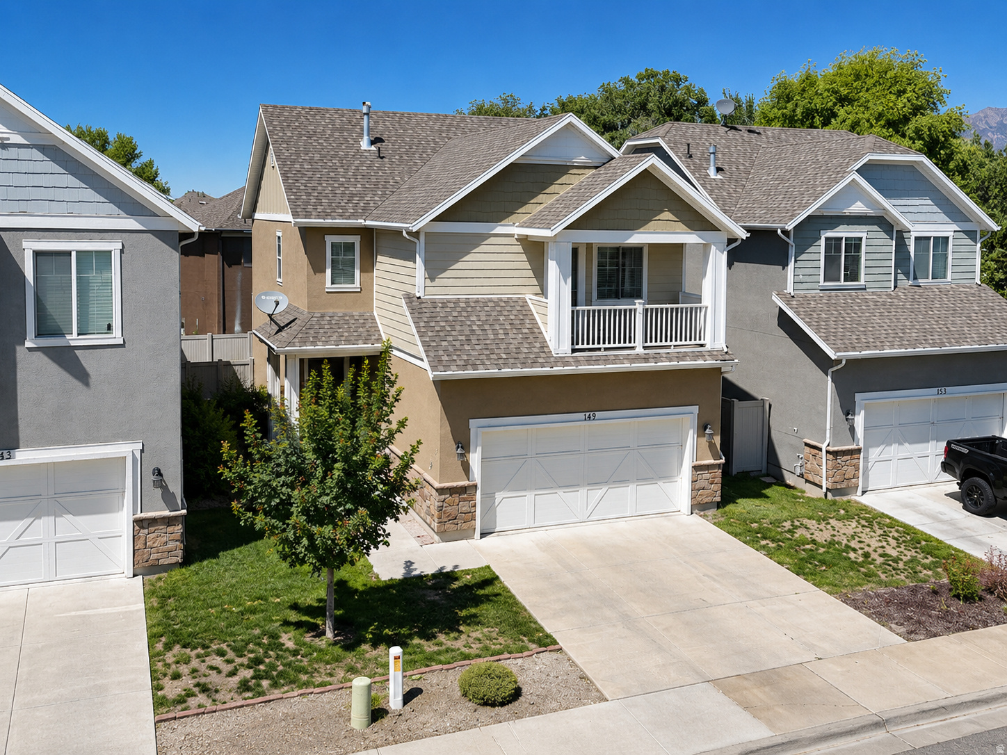 Stunning fully remodeled Sandy home tucked away in a quiet, premier cul-de-sac. This modern property is fully equipped with smart home technology, featuring an Alexa setup that effortlessly controls all lighting and the thermostat. The open main level impresses with gleaming granite countertops and sleek black appliances. Retreat to the luxurious upstairs master suite featuring soaring vaulted ceilings, a private walk-out patio, a spacious walk-in closet, and a spa-like bath with a separate tub and shower, two bedrooms and a full bathroom. Entertainment options abound in the fully finished basement, complete with a dedicated home theater setup. Enjoy outdoor living in the meticulously fully landscaped yard. Featuring 4 bedrooms, 4 bathrooms, and a whole-house water softener system, this turn-key residence offers modern elegance, tech-forward convenience, and peace of mind in an unbeatable location.