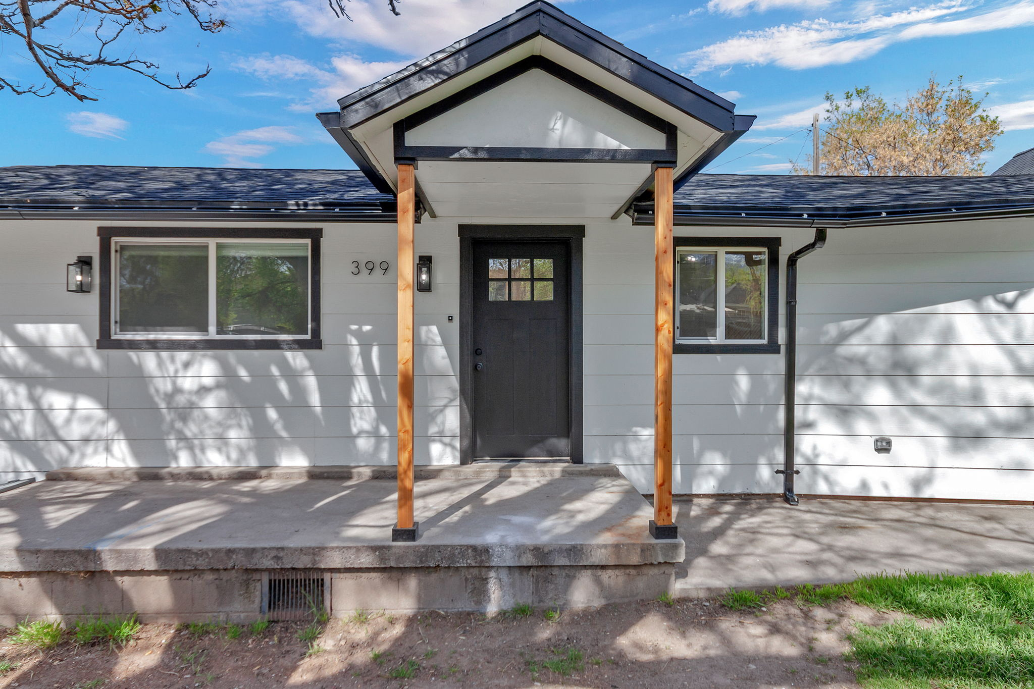 ***Seller offers 1% of purchase price as an interest-rate buydown***  Immaculate 4-bedroom, 2-bathroom home in the heart of American Fork that has been entirely rebuilt in 2026 with extensive modern upgrades throughout! This charming originally-1901 pioneer-style residence now features all-new systems and finishes, including: New roof (2026), New energy-efficient windows, New furnace & A/C (HVAC), New electrical panel,  All-new plumbing piping and fixtures, New water heater, Fully rebuilt kitchen with stone countertops and all-new stainless steel appliances (including full-size stackable washer & dryer), Fully rebuilt bathrooms with new toilets, showers, vanities, and sinks, New LVP flooring throughout common areas and new carpet in bedrooms, All-new light fixtures, doors, window coverings, drywall, and interior/exterior paint.   Situated on a spacious corner lot with mature trees and full fencing, this home offers the perfect blend of historic character and brand-new modern living. The authentic vintage septic tank is fully functional with no known issues. Municipal sewer connection is available at the buyer's option.  There are two parcels in this sale. Tax ID 12-073-0069 is the lot with the home. Adjacent immediately south is the lot with Tax ID 12:073:0077 that is included with the sale at no additional cost.  Don't miss this rare opportunity for a move-in-ready, completely updated home in a fantastic location!