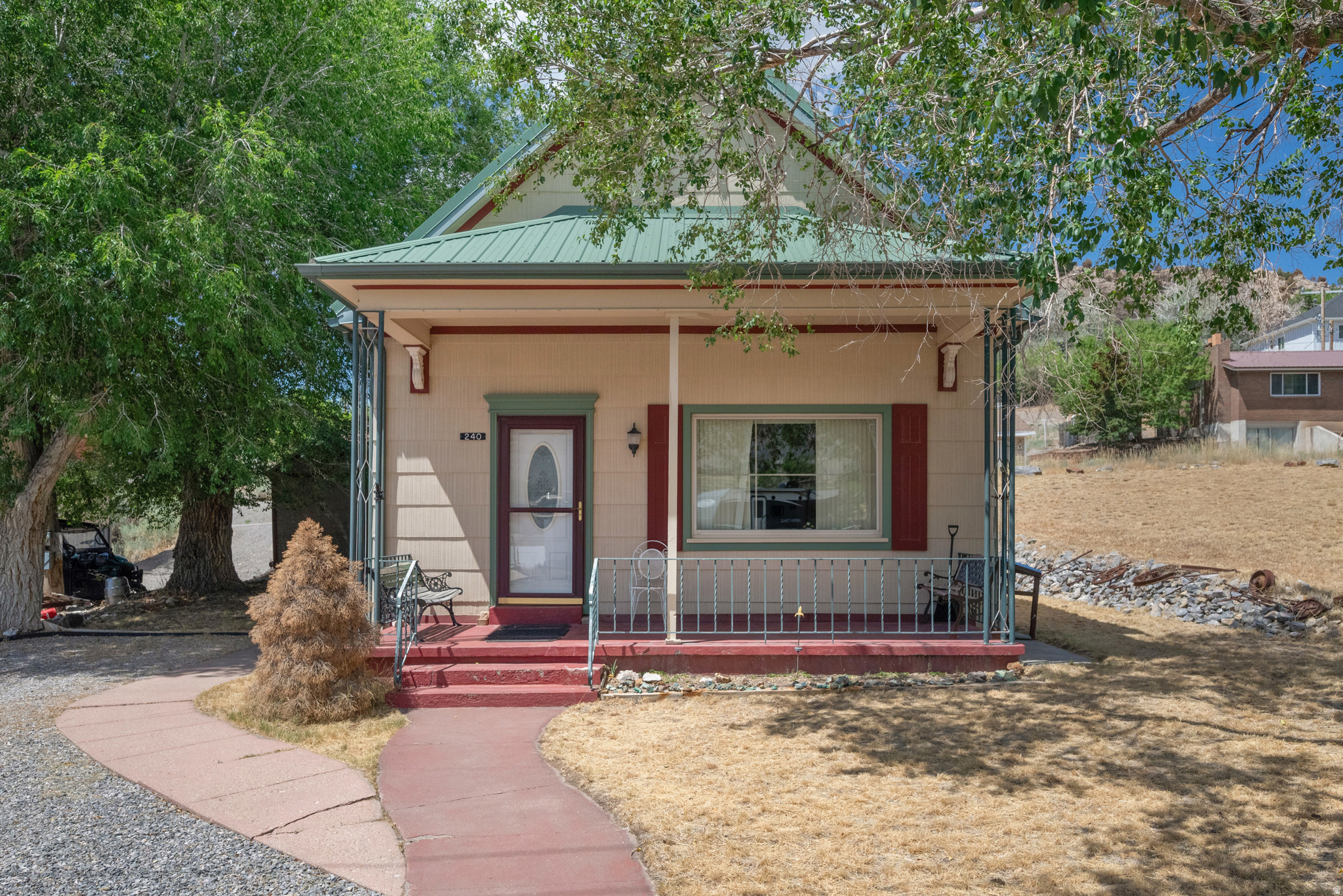 Step into the charm of small-town living with this inviting historic home in the heart of Eureka. Full of character and timeless appeal, this property offers a rare opportunity for first-time buyers, investors, or anyone looking for a peaceful retreat. Much of the furniture is included with the sale, making it easy to move right in or begin operating as a short-term rental with minimal effort. Enjoy the unique charm of a home with history while still having the flexibility to make it your own. Looking for even more possibilities? The neighboring lot is also available for purchase, providing additional space for expansion, investment, or future development. Whether you're searching for your first home, a weekend getaway, or an income-producing property, this is an opportunity you won't want to miss. Schedule your showing today! Please see the attached documents for a full list of furniture included. Square footage figures are provided as courtesy estimates only and were obtained from county records. Buyer is advised to obtain an independent measurement.