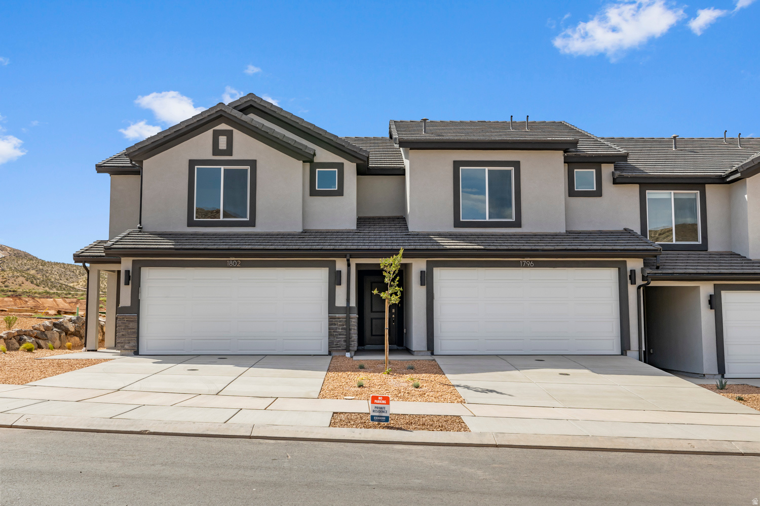 Welcome to a Millbrook End unit in desirable Long Valley! This thoughtfully laid out floor plan has 3 bedrooms, 2.5 baths, and a 2-car garage. Long Valley features amazing amenities that include swimming pools, hot tub, pickleball courts, playground, movie lawn, terra-park, trails, and so much more! The home is equipped with smart home technology, is on Dixie Power, and is energy efficient, adding even more value to your purchase! Pictures are of a model of similar floor plan, actual finishes, upgrades, or elevation may vary. Square footage is provided as a courtesy.