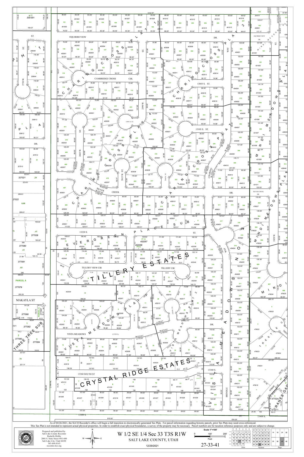 CRYSTAL RIDGE ESTATES - Land