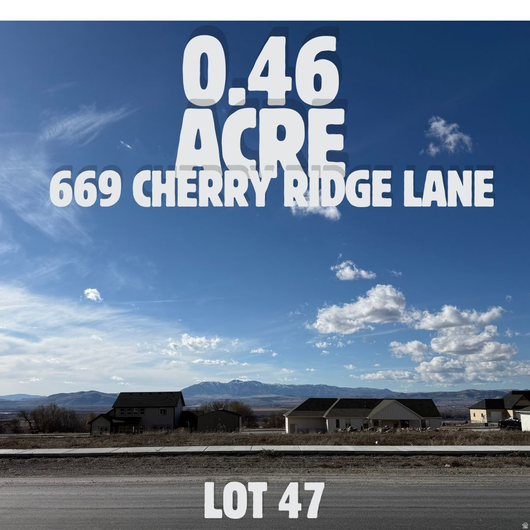 Lot 47 strikes the ideal balance between seclusion and accessibility a combination that's genuinely rare on Utah's east bench. Designed for large-scale custom construction, this homesite accommodates vaulted great rooms, picture window walls, and expansive entertaining spaces that reflect both craftsmanship and Cache Valley lifestyle. Whether you're building your forever home or a high-end retreat, Lot 47 offers the setting and flexibility to do it right. Minutes to Logan, Cherry Peak, and the wide-open recreation Cache Valley is known for.