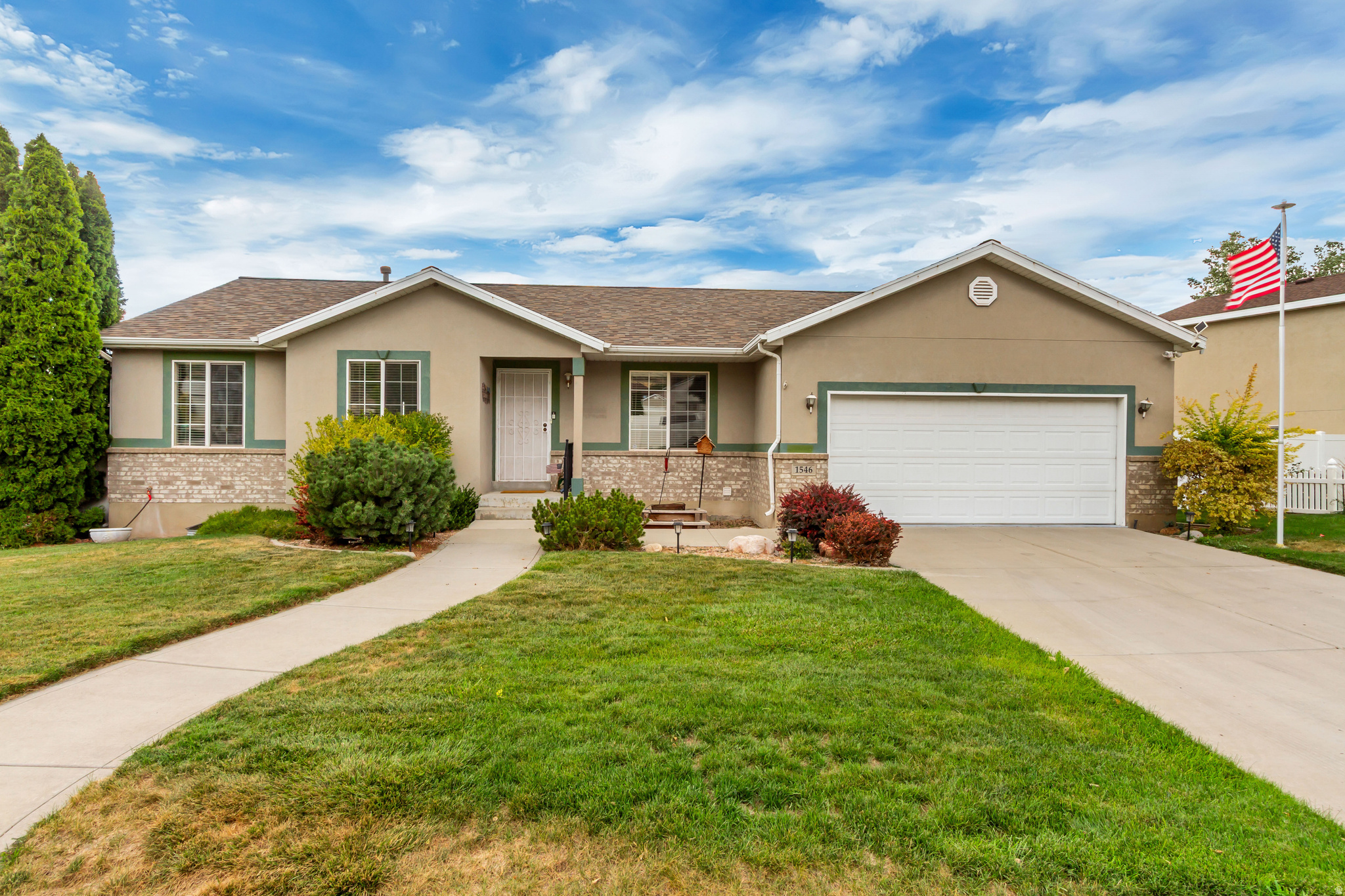 This beautiful well-maintained home features a spacious primary suite with a private en-suite bathroom and walk-in closet. Enjoy the backyard with a new storage shed, garden area, and fruit trees. You'll have peace of mind knowing the home has a new roof plus updated furnace and air conditioning system. The epoxy-coated garage floor, basement workshop, and separate basement entrance add extra functionality and flexibility to the home. Don't miss this one; come and see for yourself!