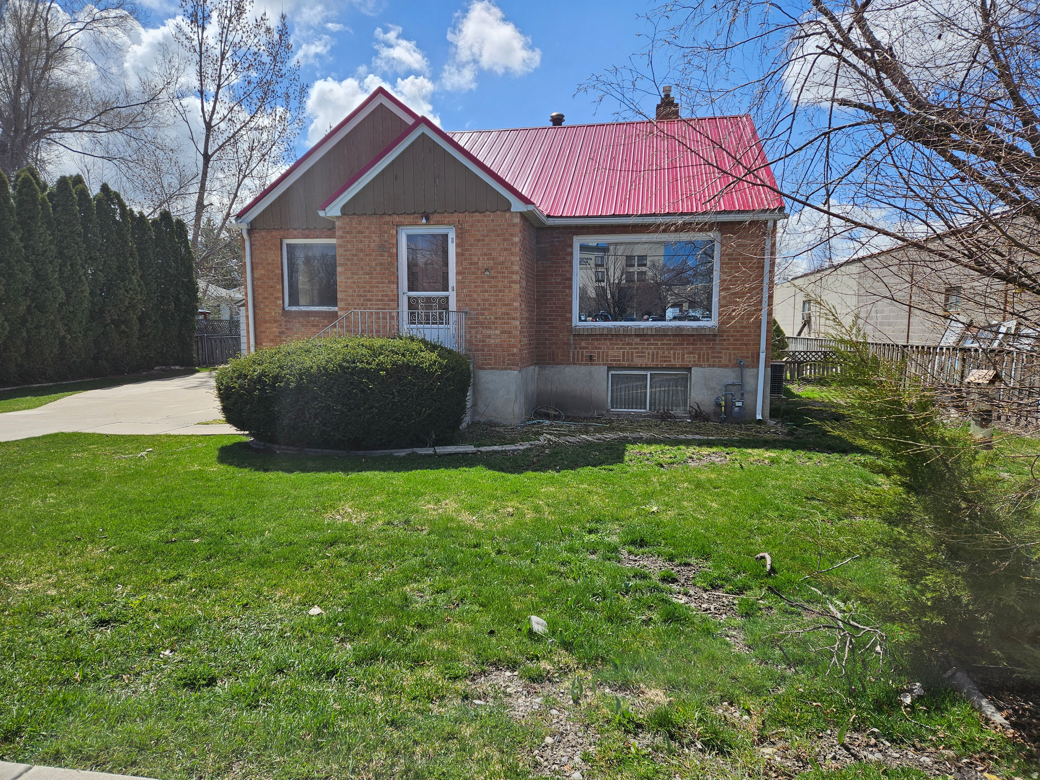 What a great opportunity Solid brick house 28th over 2000 sq ft a detached double garage a detached 1147 sq ft family room with seperate heat and bathroom also a 1220 detached shop with heat and a bathroom a 4 car carport and extra room to grow. It is in a commercail zone so it has many possibilities.