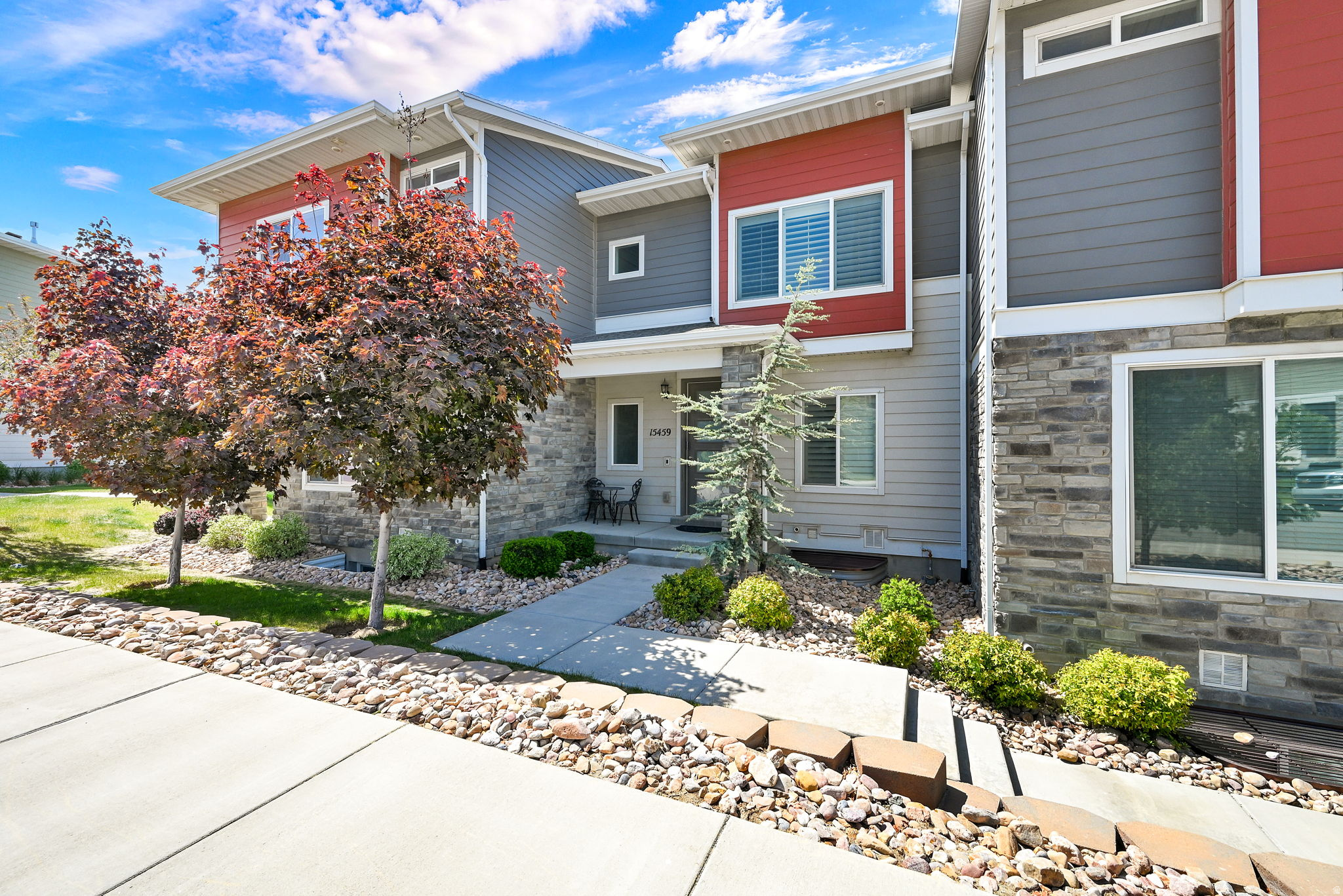 BACK ON MARKET, unfortunately buyers couldn't qualify. Clean inspection report. Located in the newer Cobalt Village community, this well-maintained townhome offers modern comfort, convenient amenities, and room to grow. Ideally situated just steps from the community pool and clubhouse, residents enjoy easy access to recreation and gathering spaces right within the neighborhood. Inside, the open and functional layout is filled with natural light, creating a warm and inviting atmosphere throughout the main living areas. The kitchen flows seamlessly into the dining and living spaces, making everyday living and entertaining effortless. Featuring 2 bedrooms, 2 bathrooms, and an attached 2-car garage, this home offers both comfort and practicality with room to grow! Whether you're envisioning an additional living area, home office, gym, or guest suite, the space is ready for your personal touch. Enjoy low-maintenance living with community amenities that include biking trails, playgrounds, a clubhouse, pool, and snow removal. Move-in ready and thoughtfully designed, this home offers the perfect combination of newer construction, neighborhood convenience, and future opportunity. Amenities include biking trails, clubhouse, pets permitted, playground, pool, and snow removal. All information deemed to be reliable and correct, Buyer to verify all, including HOA fees, documents, and information.  Square footage figures are provided as a courtesy estimate only.  Buyer is advised to obtain an independent measurement.