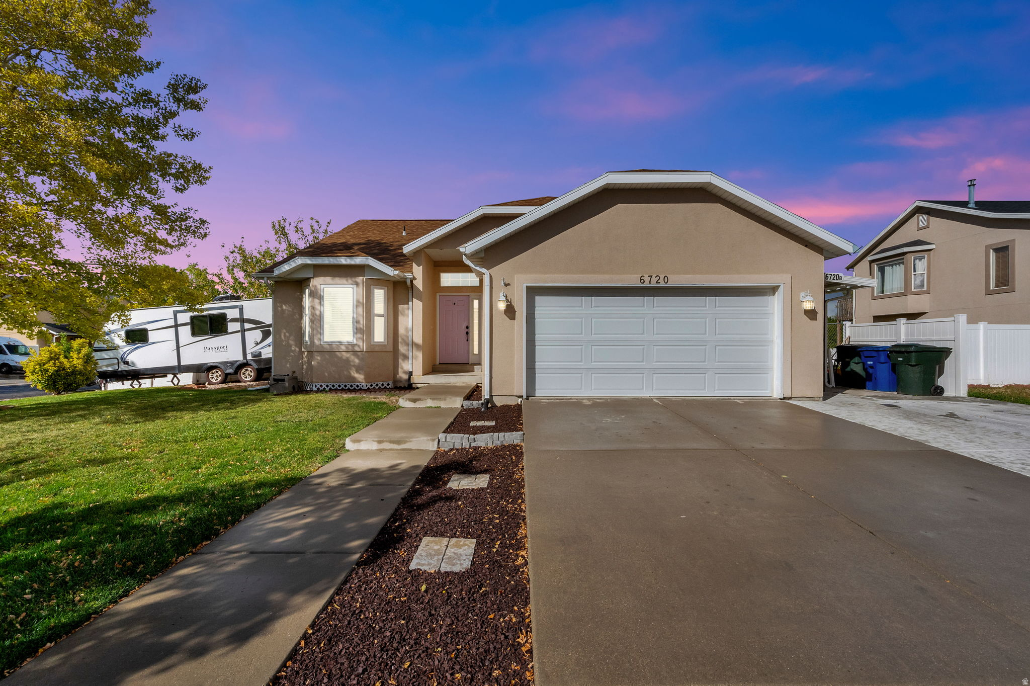 Perfect family home or amazing investment opportunity! Beautiful, unique rambler located in a great area has so much to offer including many updates. Layout allows for 3 great options for living.  1. Large and spacious for a family to live upstairs and downstairs. 2. Comfortably live upstairs while offsetting the mortgage with renting the separate basement (can be locked to separate). 3. Rent out both upstairs and downstairs for a great investment opportunity. Historical rent was $2000 for the upstairs and $1600 for the basement but could easily go for more. No current leases or renters - property is vacant and ready for new owners and/or tenants!  11 ft ceilings in the main great room make it feel even larger. Master suite has walk-in closets and laundry. Basement has full kitchen and separate entrance and own laundry. Both floors are still connected if desired. Split thermostats. 2 car garage with extra parking pad AND RV parking as well! Large backyard and shed with huge attic space for storage.