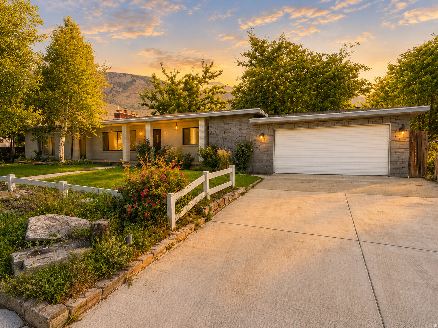 HUGE 1+ ACRE EAST BENCH PROPERTY with TWO ADU INCOME OPPORTUNITIES.  VALLEY VIEWS from the front and MOUNTAIN views from the back.  Exceptional value with two homes on 1+ acres, offered at a price comparable to what buyers are often paying for one acre land alone in Pleasant Grove without the benefit of two existing homes and income potential.  Main home has 4-bedrooms on the main level, with a 3-bedroom basement apartment and private entrance.  IN ADDITION, is a 2-bedroom detached casita behind the main home.  TOTAL SQUARE FOOTAGE between both homes is over 4600 sf.  Live in one of the three spaces, and GREATLY offset your mortgage with multiple rental streams.  COME RENEW AND REIMAGINE these spaces at a price that leaves room for updating.  Buyers should note that the basement is currently in substantial remodel tear-out condition:  The kitchen cabinets have been pulled out, along with much of the flooring.  Major updates include NEWER ROOFS AND FURNACES (main home: 2 years old; casita: 7 years old).  Contact agent or Pleasant Grove city to learn about the possibility to SUBDIVIDE the property.  Buyer to verify all information.  Beautiful quiet neighborhood, surrounded by many newer homes and located just steps from the Murdock Trail.  This property offers tremendous upside, stunning views, rental income potential, and the rare combination of two homes on a 1+ acre lot.
