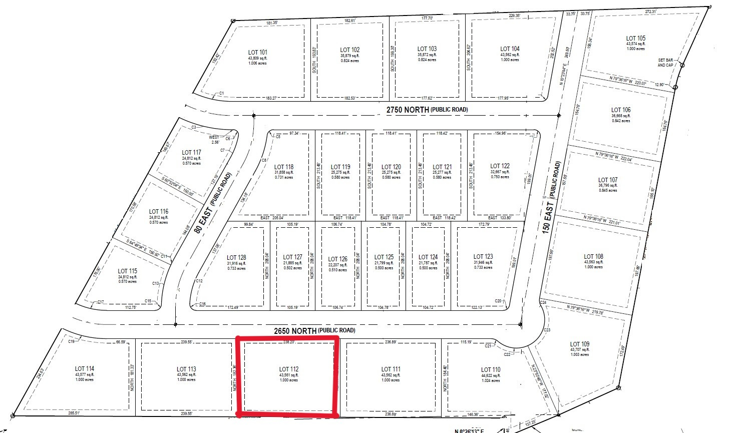 CEDAR RIDGE ESTATES - Land