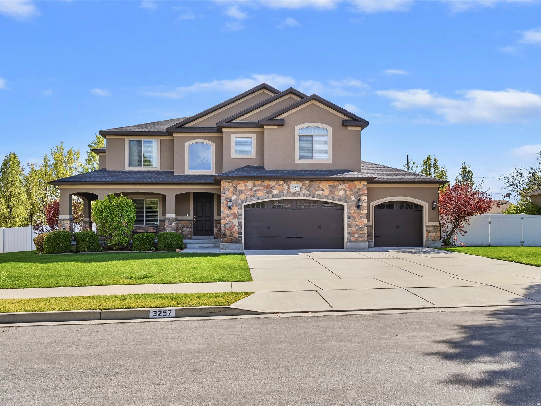 $15,000 PRICE REDUCTION!!!  SELLER IS ALSO OFFERING $8,000 toward CLOSING COSTS when you use our preferred lender...***...    Beautiful home on a CUL-DE-SAC street, featuring a TESLA POWERWALL, a beautiful SECLUDED BACKYARD, and NO HOA!!!   This home has so many UPGRADED FEATURES to love!! The TESLA POWERWALL (installed in 2022) is an amazing bonus feature that provides backup power during outages for peace of mind!    The backyard is a rare SOUTH-FACING lot, super private and secluded - great for both relaxing and hosting guests.    The Family Room downstairs includes a KITCHENETTE with WET BAR, perfect for a HOME THEATER or GAME ROOM.    In addition to the 5 Bedrooms and 3.5 Bathrooms, there are also 2 bonus OFFICE ROOMS, great for working from home.  The large 3-CAR GARAGE and driveway provide plenty of parking space for all your cars and toys.   LOCATION is UNBEATABLE! Nestled on a CUL-DE-SAC street that is very PRIVATE, with minimal traffic, while just down the street from THE DISTRICT and its amazing Shops, Restaurants, Theaters, and Concerts. Just minutes from OQUIRRH LAKE, as well as the new BALLPARK, home of the SALT LAKE BEES.    Large 3-CAR GARAGE  Welcome to ELEVATED LUXURY LIVING!!   Step inside and you'll immediately fall in love with the SOARING CEILINGS, OPEN LAYOUT, and STUNNING VIEWS right from your living room.   The chef's kitchen features high-end STAINLESS STEEL APPLIANCES, CUSTOM CABINETRY, and QUARTZ COUNTERTOPS - perfect for both everyday living and hosting guests.   The Primary Bedroom is spacious, offers STUNNING MOUNTAIN VIEWS, and includes a spa-like Ensuite Bathroom and a huge Walk-in-Closet.   The Family Room downstairs is huge, and perfect for a HOME THEATER, GAME ROOM, or additional entertaining space.   Enjoy your own PRIVATE BACKYARD OASIS  - perfect for relaxing or hosting summer BBQs with friends and family.  LOCATION is unbeatable! Walking distance to the LDS Temple and Utah Lake, and less than 3 minutes to schools, parks, and golf courses.  This is the home you've been waiting for - come see it today! Information and measurements are provided as a courtesy. Some photos are virtually staged. Buyer is advised to obtain their own measurements and verify all information.