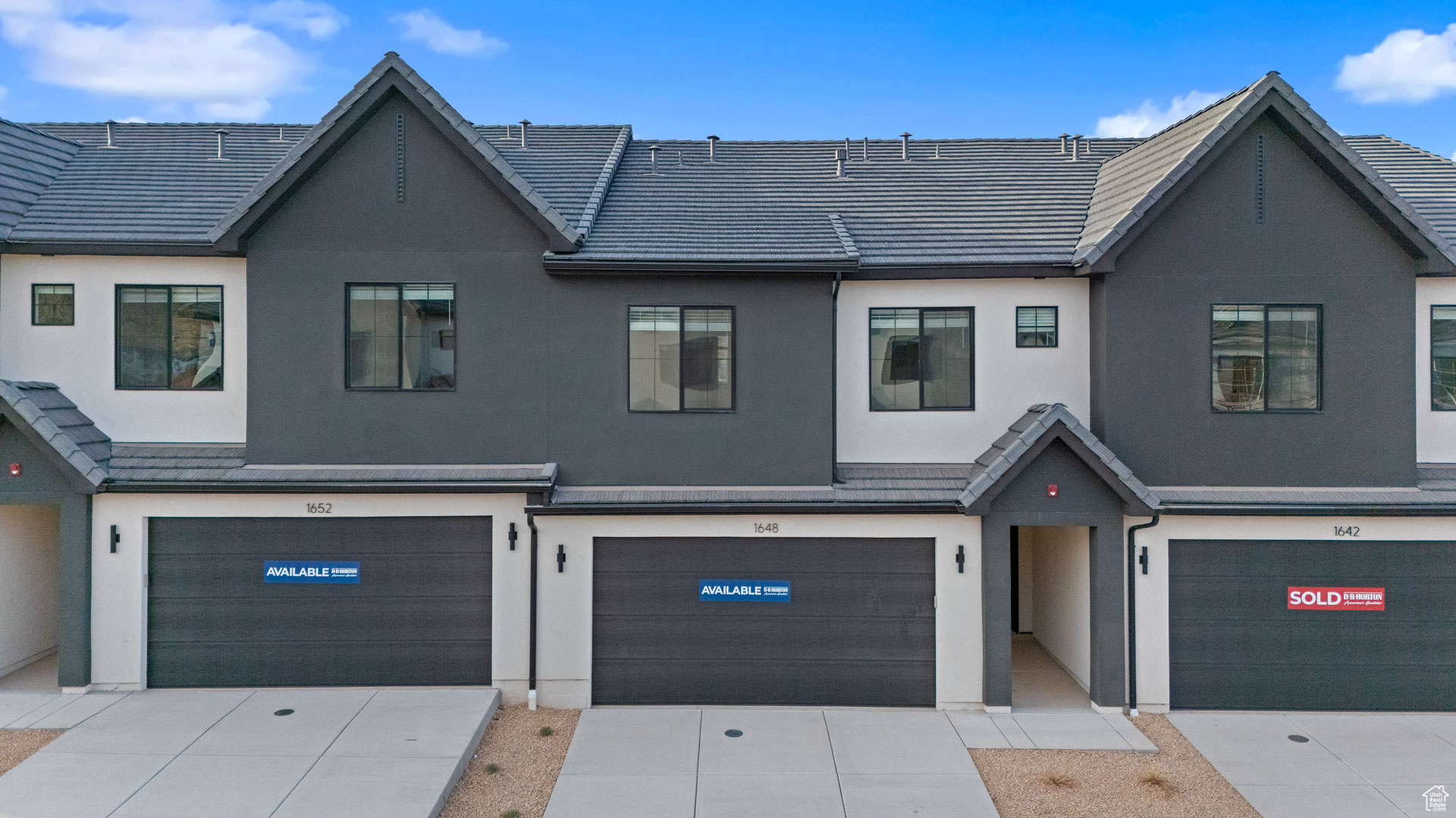 NIGHTLY RENTAL APPROVED!! You'll find a smartly designed townhome with the Crescent floor plan in our Long Valley community, in Washington City. The Crescent is a 2-story townhome with 4 bedrooms, 4.5 baths, a 2-car garage. On the first floor, the home can be accessed through a covered front porch, or a garage that leads to the kitchen. A powder bath is conveniently tucked away between the garage and kitchen, providing privacy for guests. The main living space is an airy, open-concept kitchen, nook and family room with plenty of space. The attractive kitchen has a large center island, stainless steel appliances such as a dishwasher, range, and microwave as well as shaker-style cabinets. A covered patio on the main floor provides shade for outdoor dining and relaxing.  A highlight of the Crescent floor plan is that each of the second floor's four bedrooms has its own en-suite bathroom, which lends the home to use as a short-term rental property. The second story also has a loft space that can serve as a gathering or media area, and a laundry room ideally placed near all the bedrooms. For those seeking both privacy and room to gather, the Crescent floor plan in Long Valley provides both. Enjoy the community pool, pickleball courts, outdoor ping pong & cornhole, children's playground, and more! Ask me about our included generous home warranty and smart home package! ** When you use DHI Mortgage you can currently receive $13,000 toward closing costs!!!!****  Actual home may differ in color, material, and/or options. Pictures are of a finished home of the same floor plan and the available home may contain different options, upgrades, and exterior color and/or elevation style. Buyer to verify square footage. No representation or warranties are made regarding school districts and assignments; please conduct your own investigation regarding current/future school boundaries.