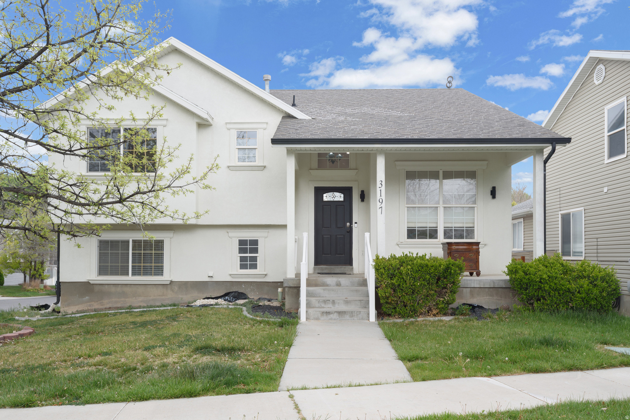 This beautiful corner-lot home has NO HOA and has been freshly repainted, making it truly move-in ready for its next owner. The exterior features fresh stucco and paint, a newly installed A/C system, and a Ring doorbell camera system for added comfort, efficiency, and security. Conveniently located within walking distance to a large neighborhood park, it offers easy access to outdoor space and recreation.  A rare highlight of this property is the inclusion of two kitchens, adding exceptional functionality for a variety of living arrangements. The basement features a private entrance and its own kitchen, creating an excellent opportunity for rental income or separate living quarters.    Well maintained and thoughtfully updated, this home truly offers the complete package - combining major upgrades, flexible living space, and income potential in one exceptional property. Opportunities like this don't come around often!   Buyer must verify all information. Seller is related to listing agent.  SE HABLA ESPAOL