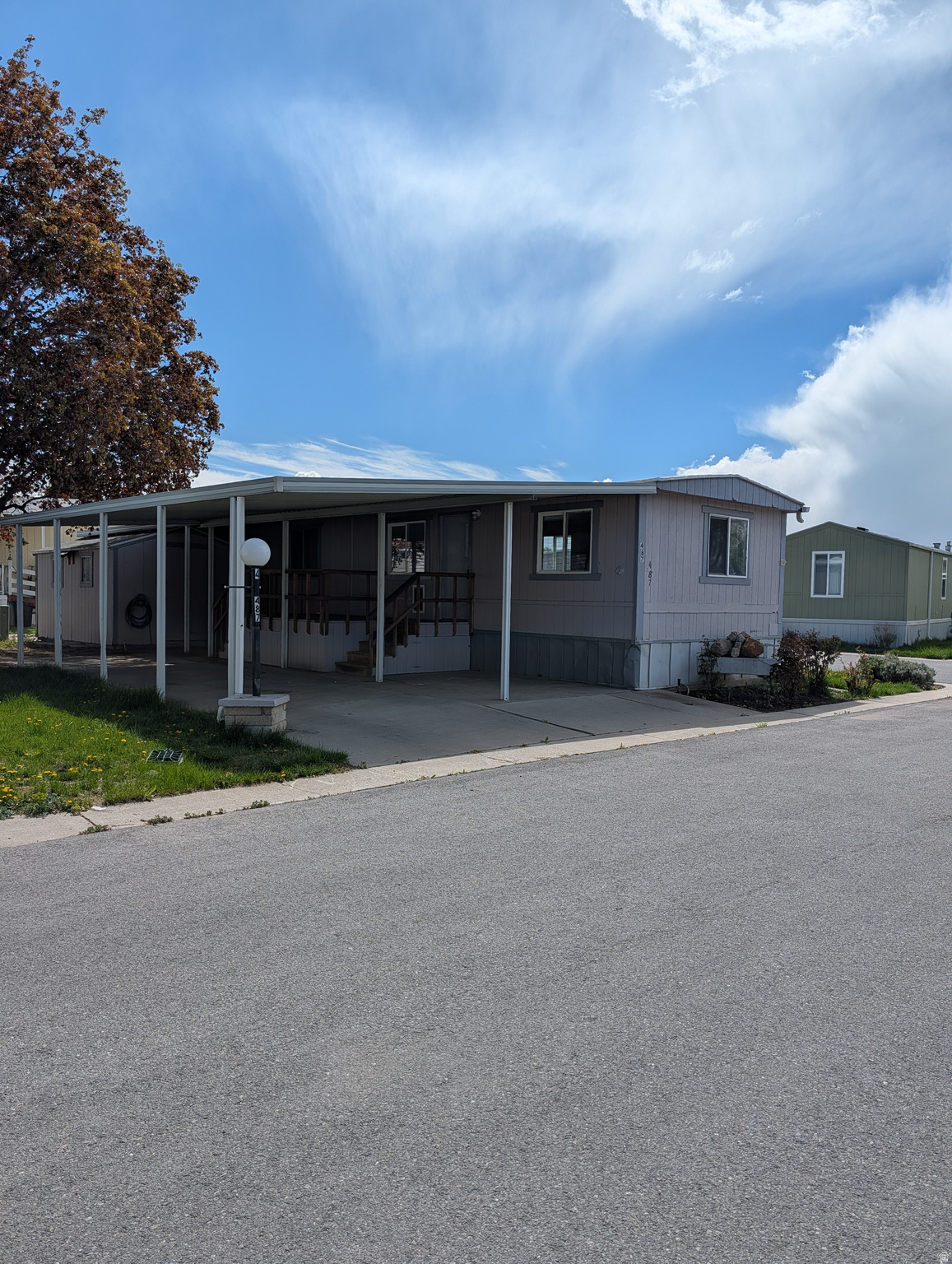 Mobile home located on a corner lot. Convenient access to State Street and the Orem conveniences and amenities. Mountain views. Lots of updates including flooring, painting and swamp cooler. At least one of the residents needs to be 55+. Lot rent is currently $380 per month and that covers water, sewer, garbage and snow removal. All information has been obtained from sources deemed reliable but it is the Buyer's responsibility to verify all information.
