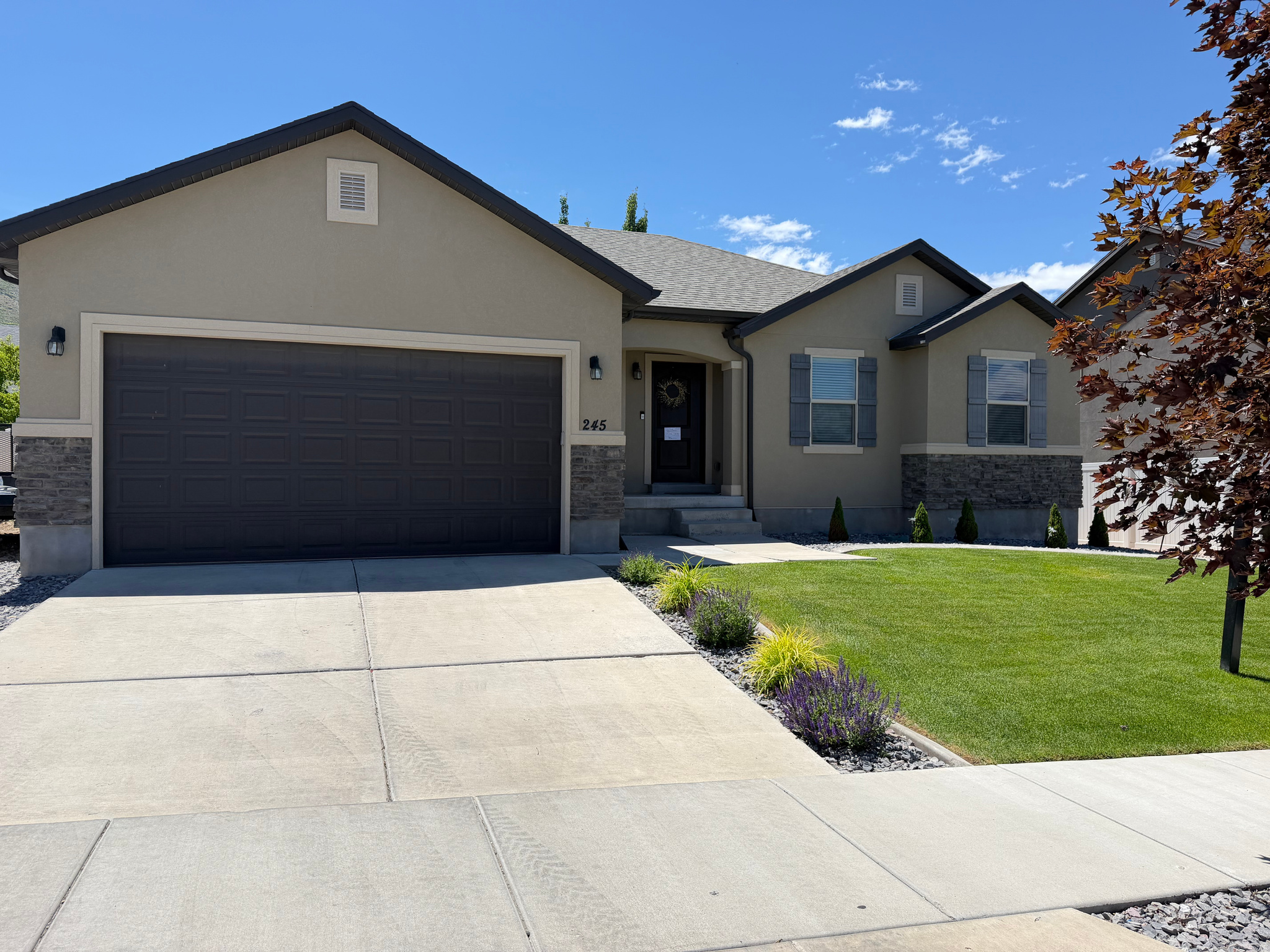 BACK ON THE MARKET - Buyer failed to perform.  1-0 Lender buydown available with the use of preferred lender.  Ask your agent for more details.   - Well-maintained home in the coveted Spring Side Meadows neighborhood on the east side of Payson at the base of the mountains. The main level features a convenient primary bedroom plus two additional bedrooms and a comfortable, functional layout.  The finished basement offers a large family room, two additional bedrooms, and a spacious storage room - perfect for guests, entertaining, or extra living space.  Enjoy a beautifully landscaped, fully fenced yard and valuable RV parking. The home also features a new water heater installed in 2025.  Quiet location with easy access to schools, parks, and nearby canyon recreation. Move-in ready and shows pride of ownership throughout!  Square footage figures are provided as a courtesy estimate only and were obtained from county records .  Buyer is advised to obtain an independent measurement.