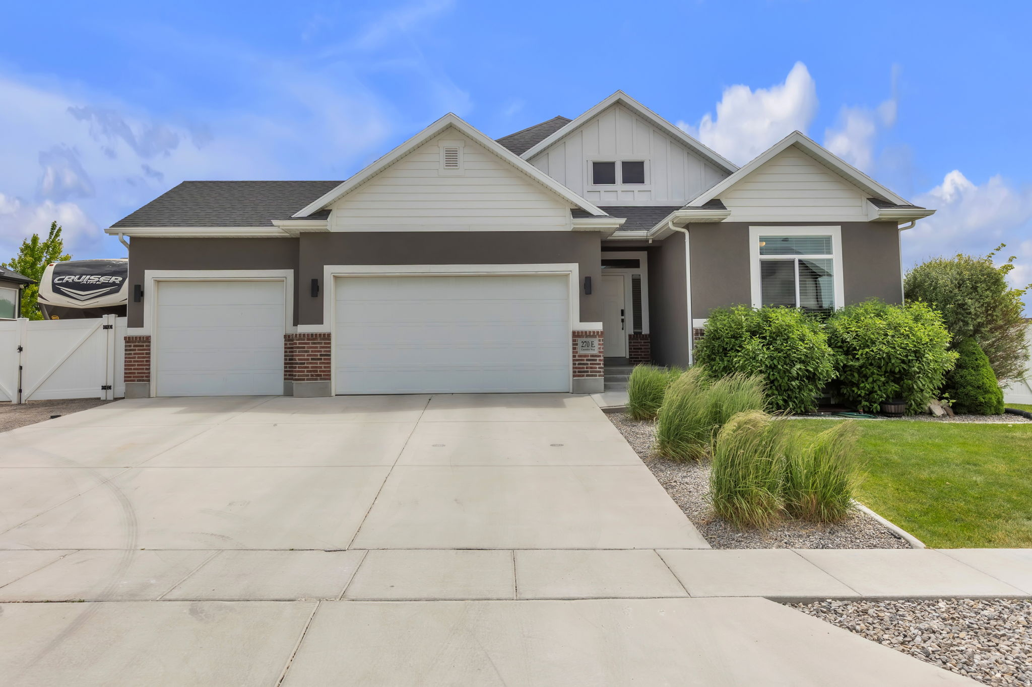Welcome home! Looking for a home that is truly turnkey and move in ready? Here it is! Beautiful rambler built in 2018 on over 1/4 acre of flat, usable land. Meticulously maintained with lots of upgrades including an amazing secluded patio in the back yard complete with metal roof awning. Lots of space for toys, RV, extra parking- whatever your needs may be. Inside the home you will find a great open floor plan and fully finished basement. Water heater was just replaced last week, and the reverse osmosis system with water softener will be sure to be easy on appliances and everything else. Located in desirable Stansbury Park, just 22 miles from downtown SLC, you'll love the community, parks, outdoor recreation, and lifestyle. All the benefits of rural, with the convenience of the city! May qualify for USDA zero down loans as well! Consult you lender for details and eligibility.