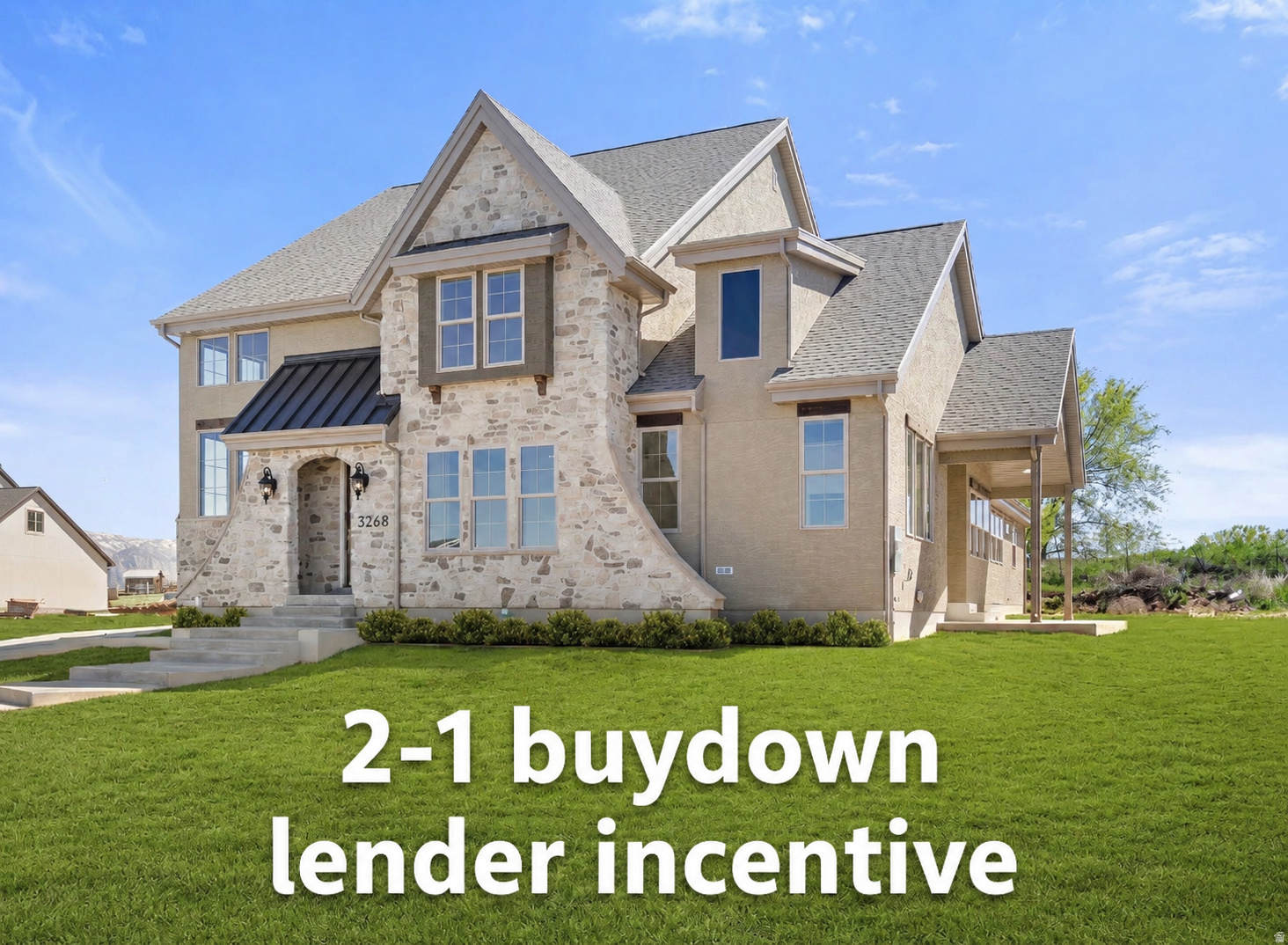**Lender incentive of 4.5% interest rate (Builder paid 2-1 Buydown)** Enjoy having $2000 of your mortgage paid by fully Seperate ADU rental.  Unlike anything you've seen before! This stunning custom home offers the perfect blend of quiet country living with convenient access to nearby amenities. Built by Dalton Construction, this thoughtfully designed two-story home truly breaks the mold, featuring a fully separate, rentable ADU-ideal for extra income, guests, or multi-generational living. Step inside to a light-filled interior enhanced by an expansive window package that floods the home with natural daylight. The open-concept great room and kitchen showcase beautiful hardwood cabinetry in a rich walnut finish, extending to impressive 10-foot ceilings with under-cabinet lighting. Highlights include a custom 6-foot range hood, quartz countertops, and a show-stopping butler's pantry complete with a second sink, quartz surfaces, and direct access to the covered grilling porch. Durable, high-quality LVP flooring runs throughout the main level and ADU, offering both style and functionality. Relax by the elegant linear electric fireplace featuring a handcrafted mantel and hearth. The main-level primary suite is a true retreat, complete with an ensuite bathroom boasting a soaker tub, double vanity, custom-tiled shower, and a spacious walk-in closet. The ADU impresses with a vaulted great room, full kitchen with island, two bedrooms, a full bathroom, laundry area, and its own private garage. Upstairs, you'll find a second family room or rec space perfect for entertaining, along with three generously sized bedrooms and a full bathroom. Additional features include a covered back patio and an oversized four-car garage-perfect for vehicles, toys, and storage. This exceptional property delivers versatility, craftsmanship, and lifestyle all in one remarkable package.