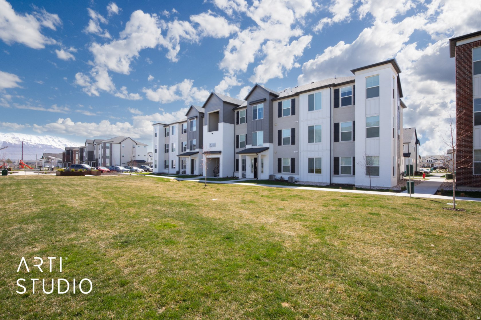 Welcome to the largest 3-bedroom condo floor plan in Lehi, featuring two additional flex spaces in the living room and primary bedroom-perfect for a home office, nursery, workout area, or media space. This top-floor condo offers vaulted ceilings, modern upgrades, and a bright, move-in-ready interior.  Ideally located next to a grass-covered open space and playground, the home also sits in the desirable Gardner Point community with convenient freeway access and close proximity to shopping, dining, and entertainment in Lehi and Saratoga Springs.  Residents enjoy exceptional amenities including a pool, fitness center, pickleball and basketball courts, walking trails, and clubhouse.  Buyer to verify all information.