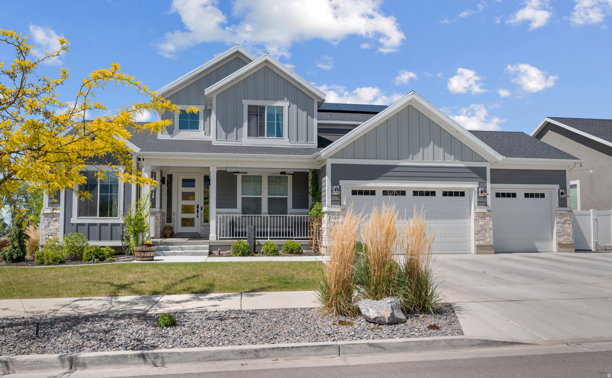 IVORY HOME! A Hamilton Traditonal home plan with Platinum package upgrades. This home has 7 Bedrooms, 5 Bathrooms. It comes with a fully finished Basement, w/ kitchen, dining and living room areas and Separate Entrance!  3-car garage! with plenty of room for all the necessities of the new family. This is your dream home and is a must see. It's located in an exclusive family community near Provo High School. Come and see it today!