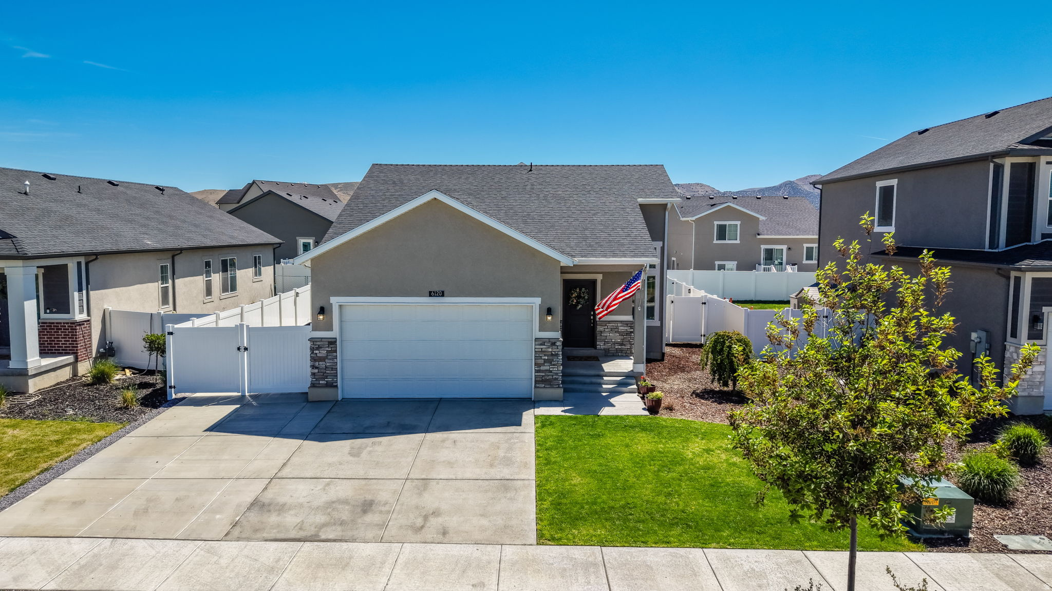 Beautiful 3-bedroom, 2-bath tri-level home located in the Overland Community! This home features 12-foot ceilings providing an open-concept floor plan that creates a bright, spacious, and inviting atmosphere. The modern kitchen is beautifully appointed with quartz countertops and stylish finishes. 2-car garage with an EV charger, RV parking with exterior electrical hookups, (approx. 11 ft wide by 48 ft long), providing ample space for your vehicles, toys, and recreational needs. Enjoy the fully fenced backyard, ideal for relaxing, entertaining, or pets.  This tri-level home features primary bedroom and laundry on upper level. Kitchen, dining and living area on main level, 2 bedrooms and 1 full bath on lower daylight basement level, along with 573 sq ft crawl space perfect for extra storage.