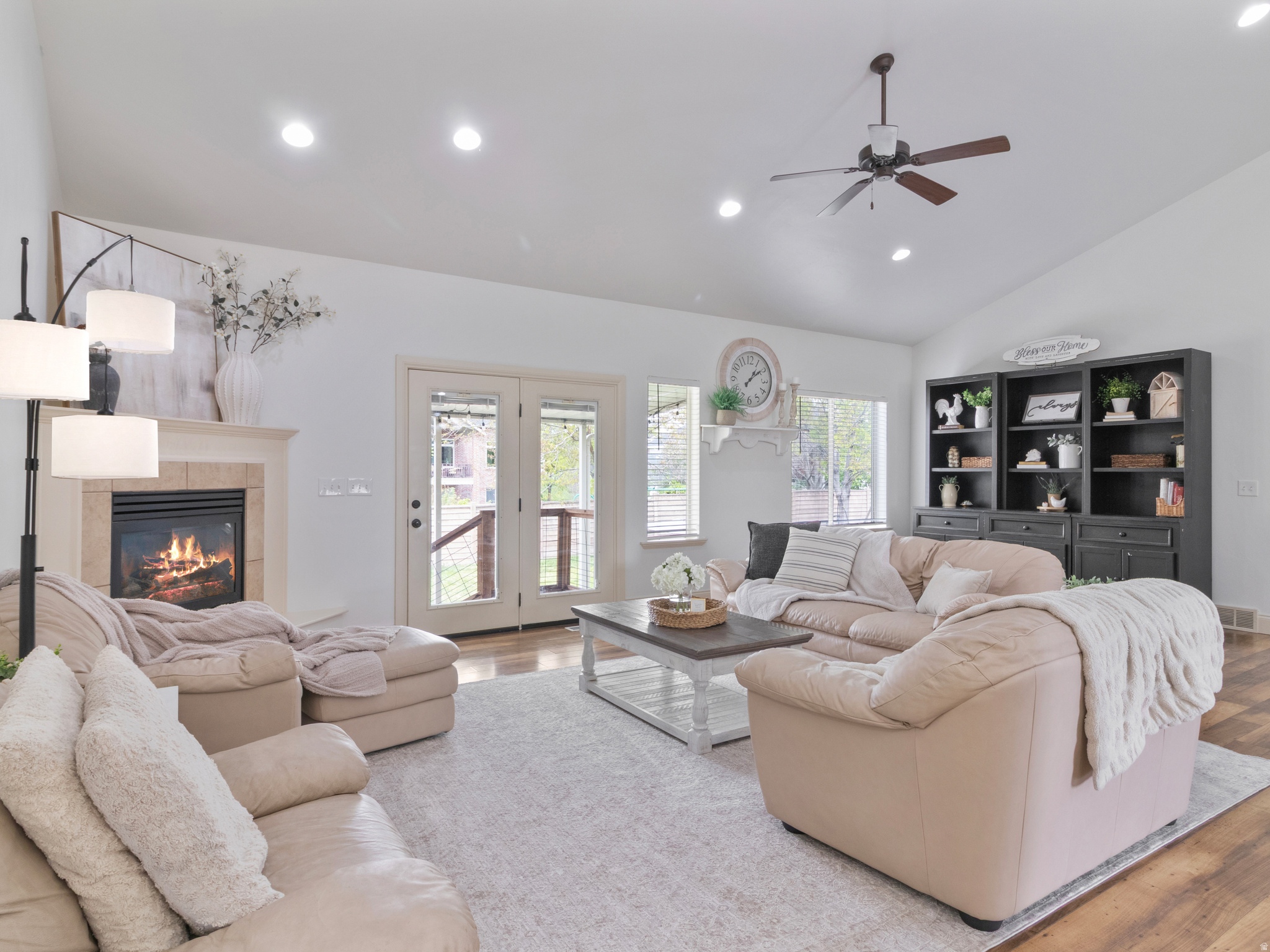 Rare West Kaysville rambler on nearly half an acre with a backyard that's actually usable-mature trees, RV parking, paid-off solar, oversized garage, and over 4,400 square feet! This home creates a unique chance to secure a high-quality property with significant space and features at a competitive price. This beautifully maintained rambler includes a fully landscaped, fenced yard, filled with mature trees, offering flat, usable space that's perfect for outdoor living, entertaining, play, or future possibilities. A covered patio provides the ideal spot to relax and enjoy the generous outdoor setting.  With 6 bedrooms and 3.5 bathrooms, this home offers exceptional space, a fully finished basement and ample storage. The open-concept great room with vaulted ceilings creates an inviting atmosphere for everyday living and entertaining, complemented by freshly painted walls throughout. Major system updates provide peace of mind, including a newer furnace and A/C (2022), a new dishwasher (2023), and two new water heaters (2026).  The oversized 3-car garage is another highlight, offering extra height, length, and width-perfect for larger vehicles, hobbies, or additional storage-along with dedicated RV parking for even more versatility. Save additional money with the paid off solar panels, which were installed in 2017. Conveniently located with quick access to I-15 and the Davis Corridor, commuting is easy whether heading to Hill Air Force Base or Salt Lake City. Sellers are including both refrigerators, both washer and dryer sets, as well as the shed, swing set, and hot tub-adding even more value and making this home truly move-in ready.  Matterport walk through of home: https://my.matterport.com/show/?m=kjL8mVPnW4r