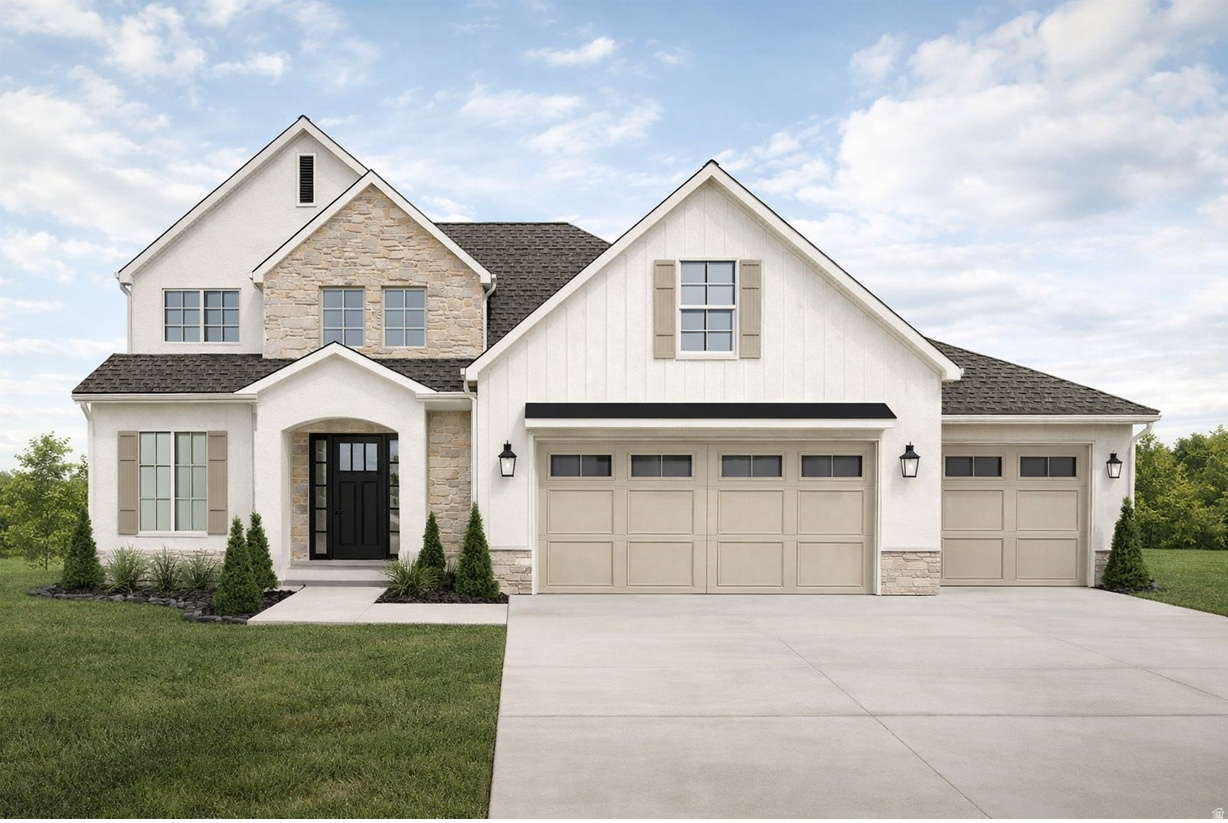 Brand new custom home currently under construction and scheduled for completion by July 1st! This thoughtfully designed 5-bedroom, 3.5-bath home offers convenient single-level living with the primary bedroom located on the main floor. The layout also includes a dedicated office and two separate family rooms-perfect for both everyday living and entertaining.  Situated on a generous 0.48-acre lot, the property captures stunning, unobstructed views you won't want to miss. Inside, you'll find a spacious design with high-end finishes, including an oversized pantry ideal for storage and organization. The impressive 40-foot-deep third-car garage provides ample room for vehicles, toys, or a workshop. With quality craftsmanship throughout and plenty of room to grow, this home combines comfort, style, and breathtaking surroundings in one exceptional package.