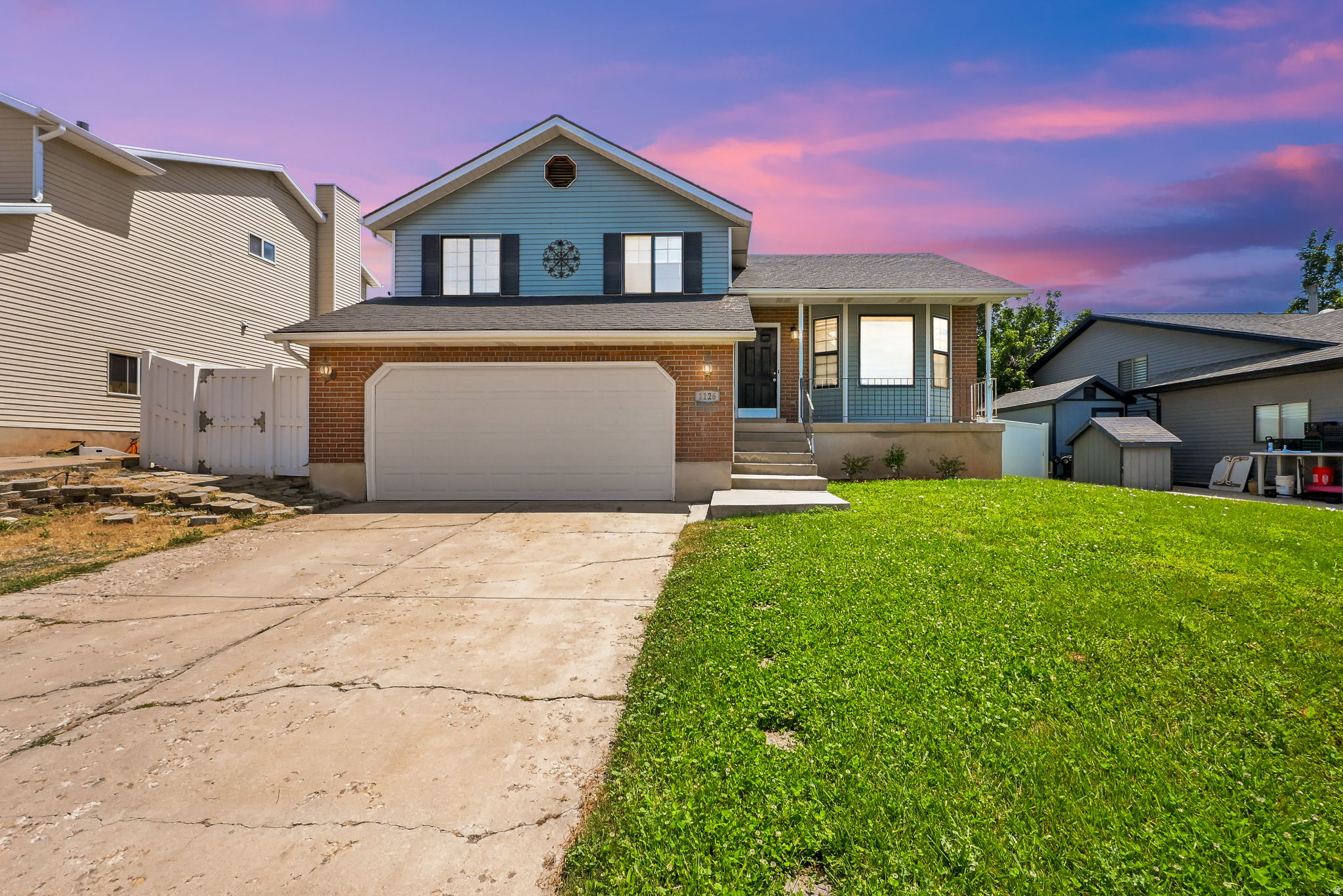 Welcome home to this East Layton gem featuring new carpet throughout, two-tone paint, granite countertops, and a spacious private backyard with full fencing. Nestled in a quiet cul-de-sac, this home is ideally located with unbeatable convenience just minutes from Hill AFB, shopping, Highway 89, and I-15. The primary suite offers a walk-in closet and walk-in shower for a true retreat experience. Outside, the large backyard provides endless possibilities for relaxing, gardening, entertaining, and play. New water heater July 2026.
