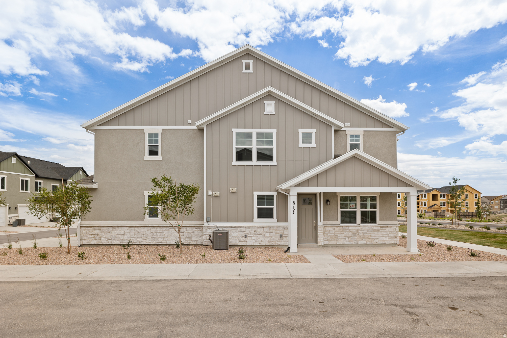 Nestled in the vibrant community of Herriman, Utah, this two-story townhome offers 4 bedrooms, 2.5 bathrooms, and a stylish, comfortable layout perfect for modern living. The main level features an open-concept design, where the living room flows effortlessly into the dining area and kitchen. The thoughtful layout makes the space ideal for both entertaining and everyday living. Upstairs, you'll find four bedrooms and a laundry room conveniently located on the second floor adds to the home's practicality. This townhome features a two-car attached garage and is situated in a vibrant neighborhood near excellent schools, shopping, dining, and outdoor recreation. Offering a blend of modern living and everyday convenience, this Herriman home is ready to welcome you. Schedule a tour today to see it for yourself! Square footage figures are provided as a courtesy estimate only and were obtained from building plans.