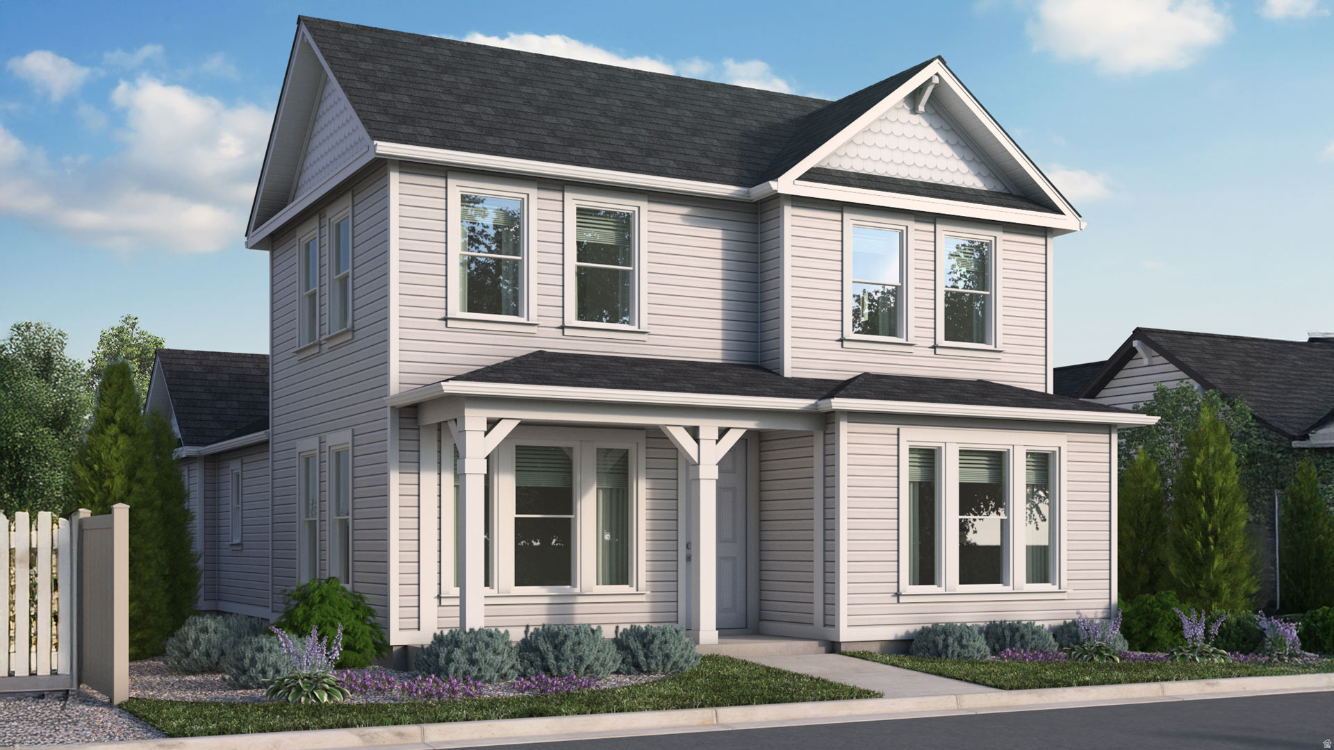 Springhouse Village is a 55 and better community with a huge emphasis on Active-Adult, Resort Style living! We have our own full-time lifestyle director dedicated to curating a calendar each month full of fun activities and clubs to participate in! The "Primrose" is a two-story home with a third full bedroom and bathroom upstairs, and main floor primary suite. (Photos are of another home in another community. Primrose Homesite 544)