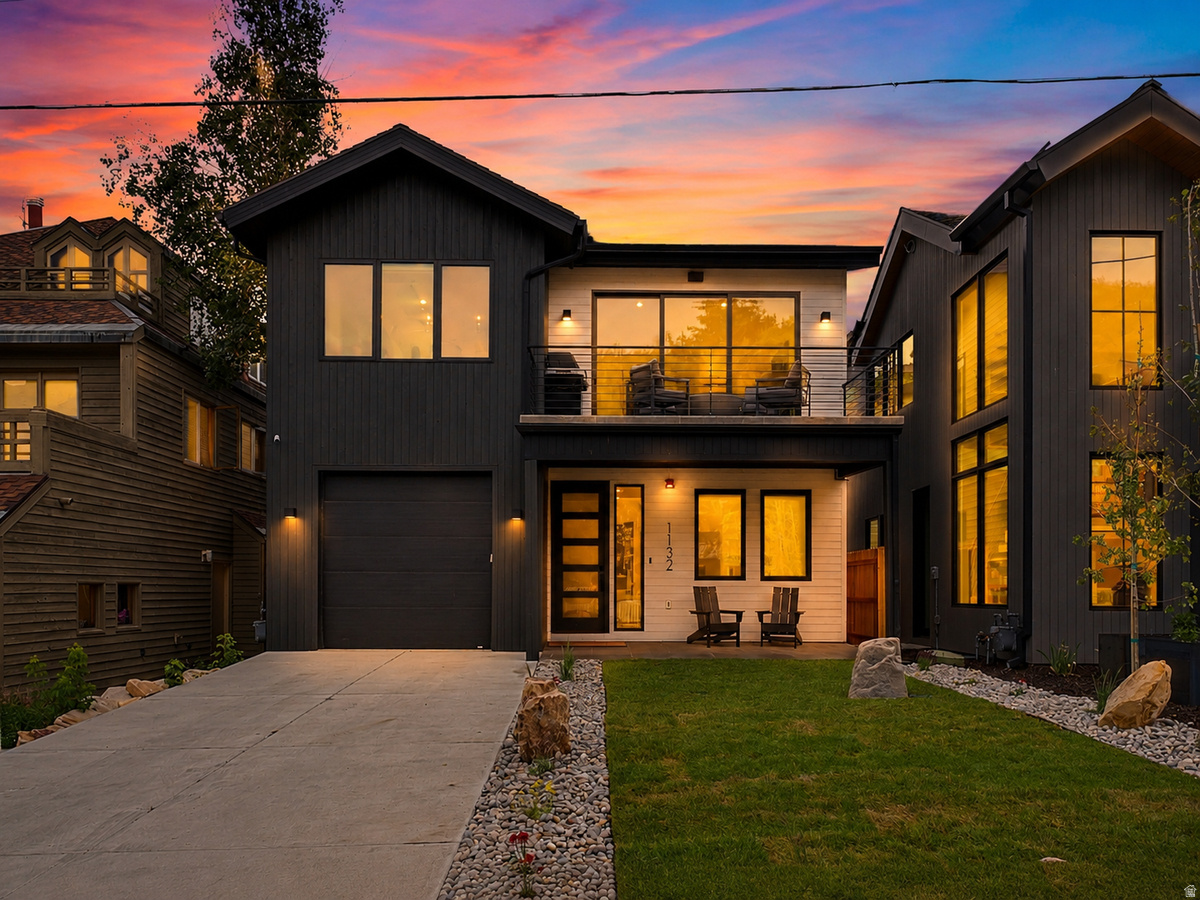 In the heart of Old Town, where almost nothing is ever built new, two combined lots have become something the neighborhood rarely sees: a brand-new compound of two attached single-family residences, each with its own entrance from Woodside Avenue and from Park Avenue. Together they hold 4,826 square feet, seven bedrooms, and ten baths, a short walk from Historic Main Street and the slopes.Designed by one of Old Town's most respected architects, Jonathan DeGray, and thoughtfully crafted and built new from the ground up.Homes like this almost never come to market here, and few homes anywhere offer this much flexibility.   Spanning the full depth of the block, the two sides live as one seamless compound or entirely on their own. The Woodside residence is the larger at 3,063 square feet, with fouren-suitebedrooms, six baths, and a private garage. It was made for quiet days and full houses alike: a custom built-in hybrid sauna (both traditional and infrared), a second living room with a wet bar that works as a media or family room, and a bunk room with four queen bunks for a crowd of kids or guests. Outside, it lives as a summer home every bit as much as a winter one: a deck with a fire pit off the great room, a private hot tub patio, an entertaining yard, and a rooftop deck not many homes in Old Town can offer, with 360-degree historic Old Town and ski resort views.   The Park Avenue residence holds threeen-suitebedrooms, four baths, 1,765 square feet,with a modern design that nods to the area's historic mining era with a reclaimed wood ceiling in the great room.Its own custom gourmet kitchen means two full kitchens across the property, both finished with Wolf and Sub- Zero appliances, so each home can run entirely on its own. And parking, so often the compromise in the historic district, is solved here: each side has its own driveway with room for two or more cars.   That flexibility is the whole point.Enjoy the rare ability to bring multiple generations together under one roof without compromising privacy.Keep one side for yourself and host family and friends in the other. Or live in one residence and let the second one earn its keep, nightly or long-term, in one of the most rentable corners of town.   The address itself cannot be built twice.Take advantage of the easy and flat two-block walkto the restaurants and galleries of Historic Main Street, and ride straight up the mountain from the Town Lift the moment it snows. A transit stop sits right outside the Park Avenue door, putting Deer Valley, the resorts, and the rest of Park City within easy reach without ever moving the car. Radiant heating warms both residences throughout, and heated driveways and walkways on both sides keep every winter arrival clear of snow and ice.   For the right buyer, this is more than a home. It is a foothold in Park City, built for family, for flexibility, and for the years ahead.