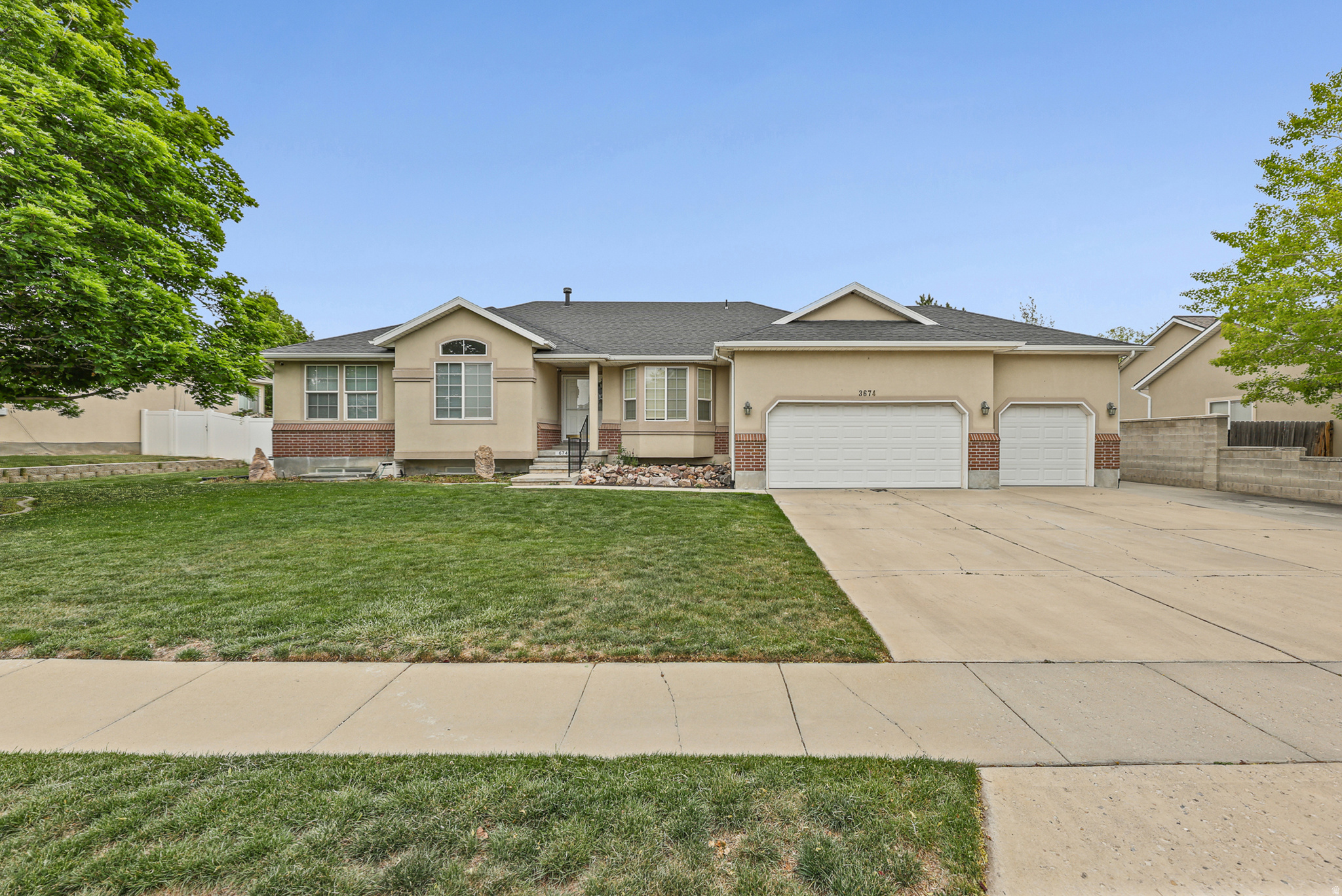 Beautifully located home in the heart of South Jordan with convenient access to shopping, dining, entertainment, and commuter routes. Just minutes from Jordan Landing and The District, this property offers a functional layout, comfortable living spaces, and a great opportunity to enjoy everything the area has to offer.  With an exterior basement entrance, you can enjoy separate living if wanted.  This home also offers a spacious work space and large office in the detached garage.  Roof was replaced in May 2024 for the house and the detached garage. Buyer to verify all information.  Square footage figures are provided as a courtesy estimate only and were obtained from county records.  Buyer is advised to obtain an independent measurement.