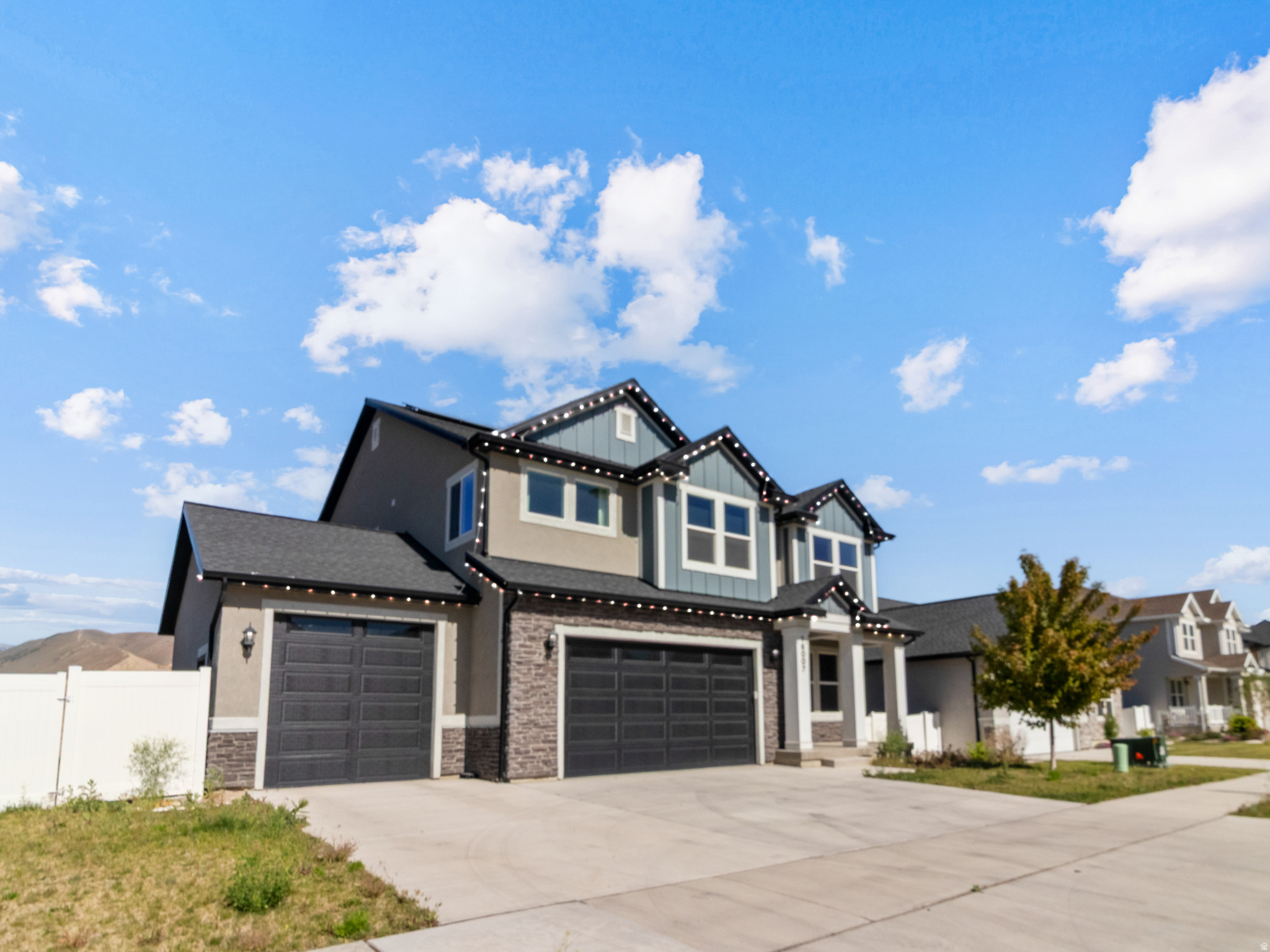 This location is unbeatable. Tucked right between Salt Lake and Utah counties at the end of a quiet dead-end street, this home offers a rare sense of privacy and safety. Combine that peaceful setting with a beautiful, barely two-year-old build, and you get unmatched value. It features one of the absolute best lots in Bringhurst Station, complete with a spacious yard and an unfinished basement packed with immediate appreciation potential.