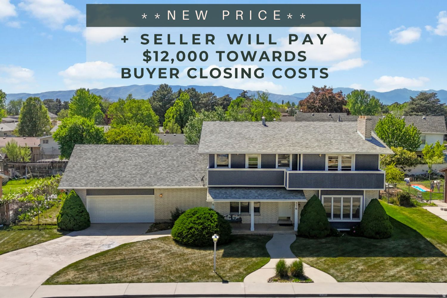***NEW PRICE*** AND Seller will pay $12,000 towards Buyer Closing Costs*** Home full of vintage charm, character and potential! Welcome to this spacious one-of-a-kind custom home in the heart of Orem - a property built with personality that's hard to find today.  You'll discover cozy nooks and crannies, built-ins, and thoughtful spaces throughout the home that reflect a different era of home design. This home has been well cared for and offers an incredible opportunity for someone with vision and creativity to make it their own. Built in 1974 and tucked into a desirable neighborhood on a flat, fully fenced .24-acre lot, this home is full of delightful surprises around every corner from the charming custom kitchen with its vintage-style stove, double ovens, and water fountain hookup, to thoughtful features like a laundry chute, heat lamps, and extended balcony with east facing mountain views. The spacious floor plan offers room to spread out, gather, and make memories for generations to come. The main level features formal and casual spaces, mud room, separate laundry room, and a den/flex space for homework, music lessons, or a library. The second level with 4 bedrooms includes a large primary suite with wood-burning fireplace, his and her closets, and double vanities. In the basement you'll find a separate entrance, 2 large gathering spaces, 2 bedrooms, bathroom, and tons of storage. 3 furnaces (2022), water softener, and central air conditioning (2022) for the main level provide important functionality and recent updates include a newer roof (2023), and water heater (2025). The 2nd level stays naturally cool thanks to refreshing canyon cross breezes, and a window A/C unit is also included. Washer, dryer, and refrigerator are all included as well. The location is hard to beat - just minutes from UVU, I-15, shopping, dining, and schools, 12 minutes to BYU, and just 20 minutes from skiing, biking, and year-round recreation at Sundance Mountain Resort. This home offers an incredible opportunity for someone with vision to thoughtfully blend vintage character with modern touches and create something truly extraordinary. Be sure to view the 3D tour and schedule a showing today!