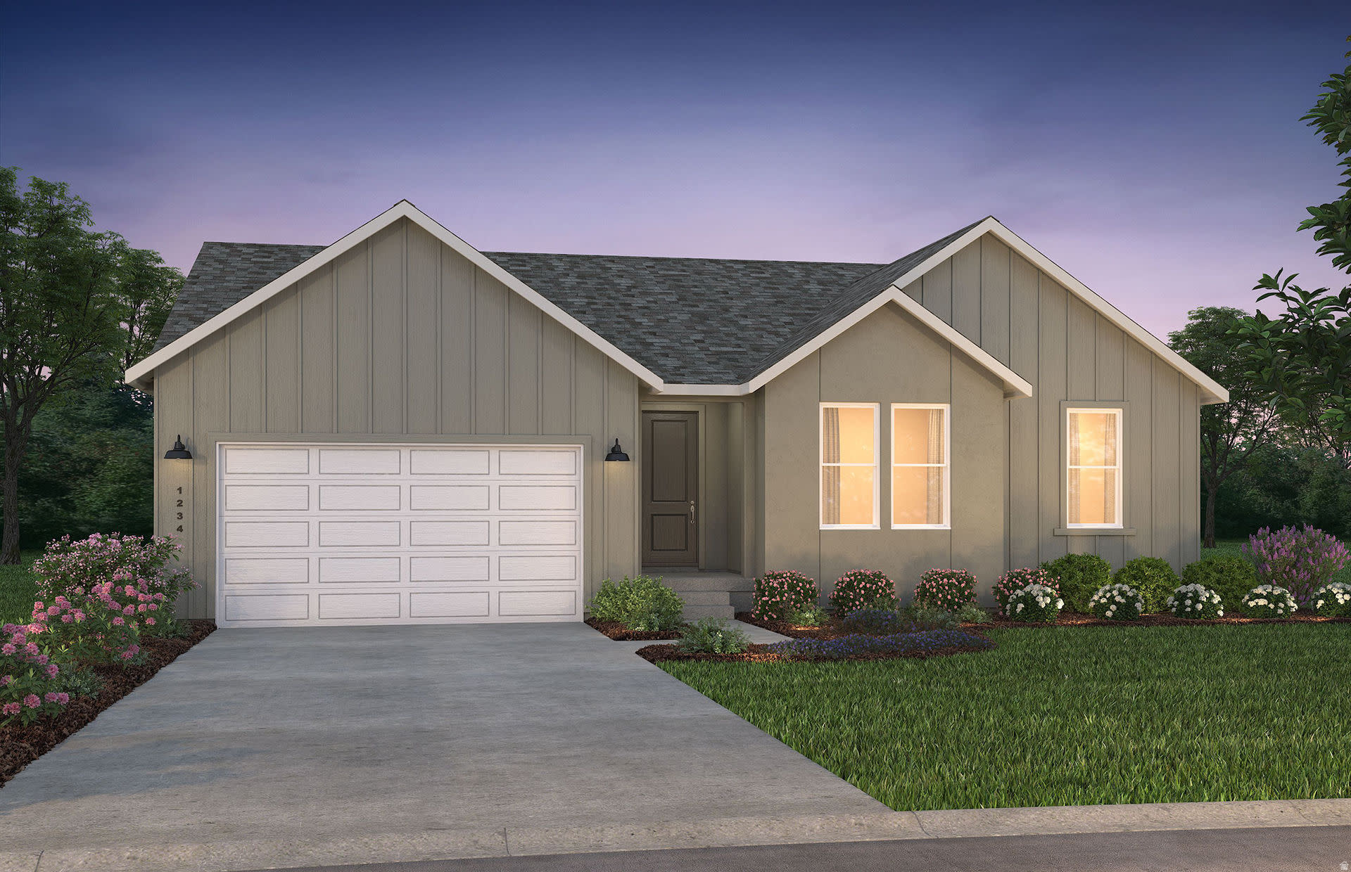 *Currently under construction with a completion date in September* *No HOA* *3% closing cost incentive with our preferred lender (call for details)* The Arches is a spacious 3 bed, 2 bath rambler with a split floor plan design on a 1/4 acre lot.  3 car garage, unfinished basement, with quartz countertops throughout.  Comes with covered back patio to enjoy on summer days.  If you are looking for the convenience of a single floor living with plenty of room for storage or to expand into an unfinished basement then look no further!  Call and ask for appointment as well as details on our preferred lender incentive as well as our 1-2-5-10 year warranty with Pulte Homes